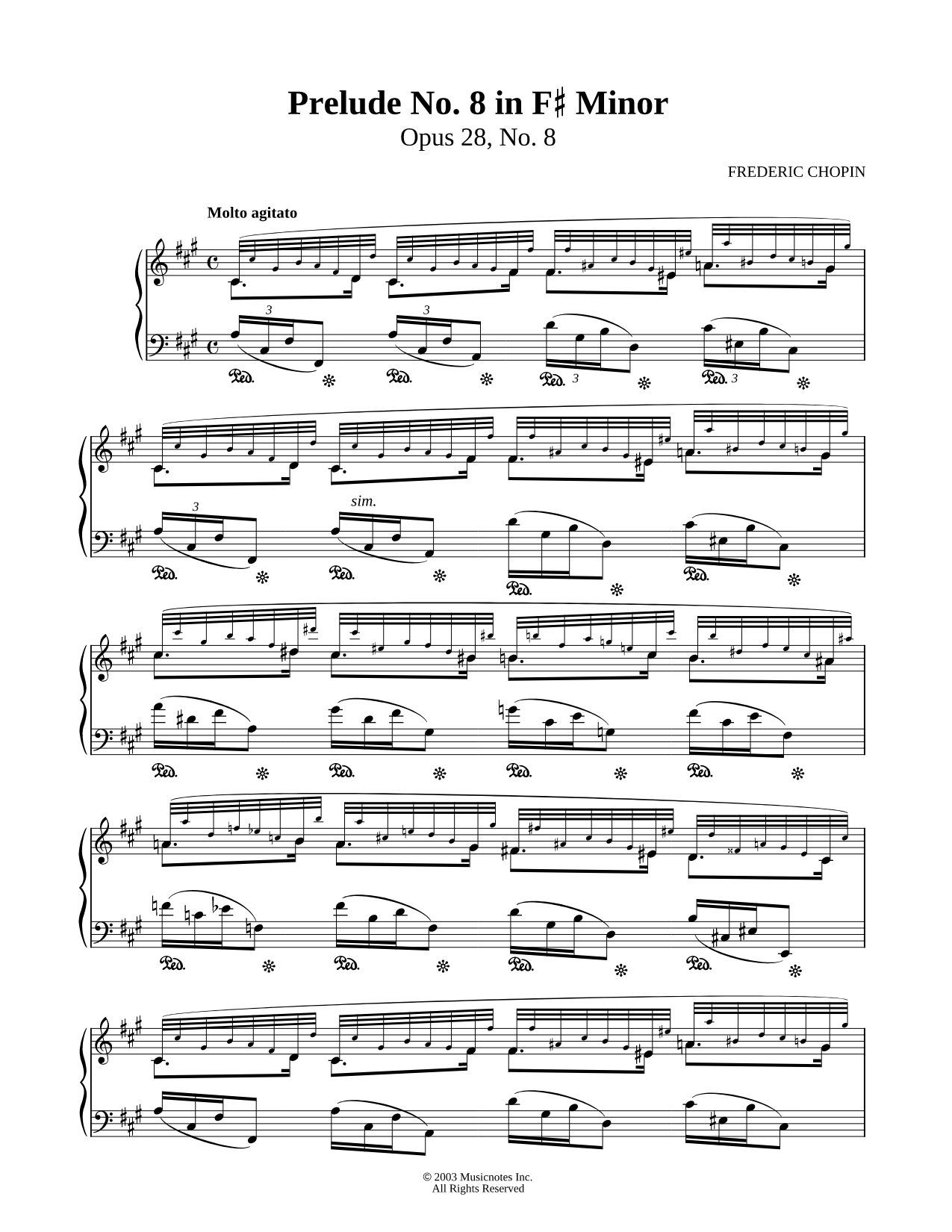 Prelude No. 8 In F Minor, Op. 28