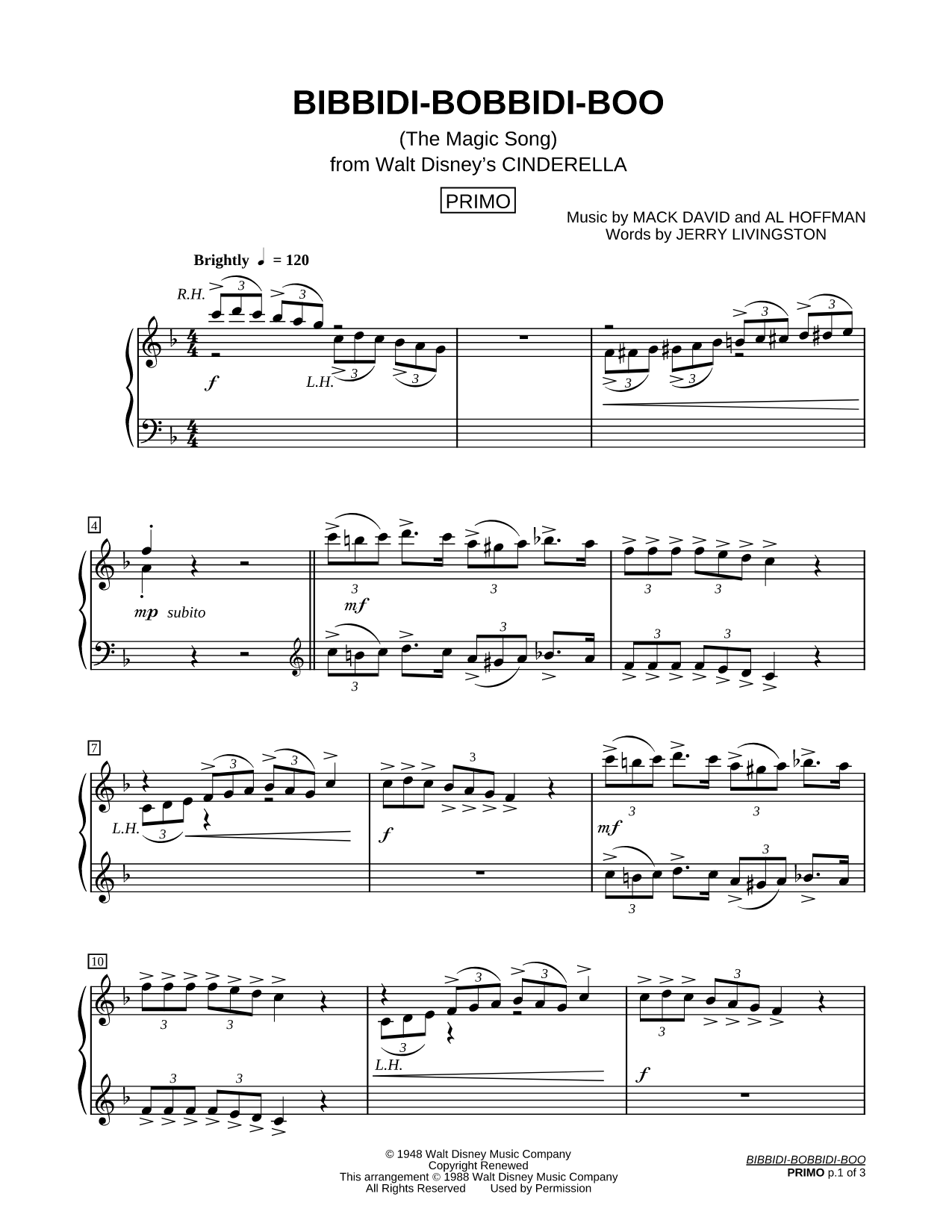 Bibbidi-Bobbidi-Boo (The Magic Song)