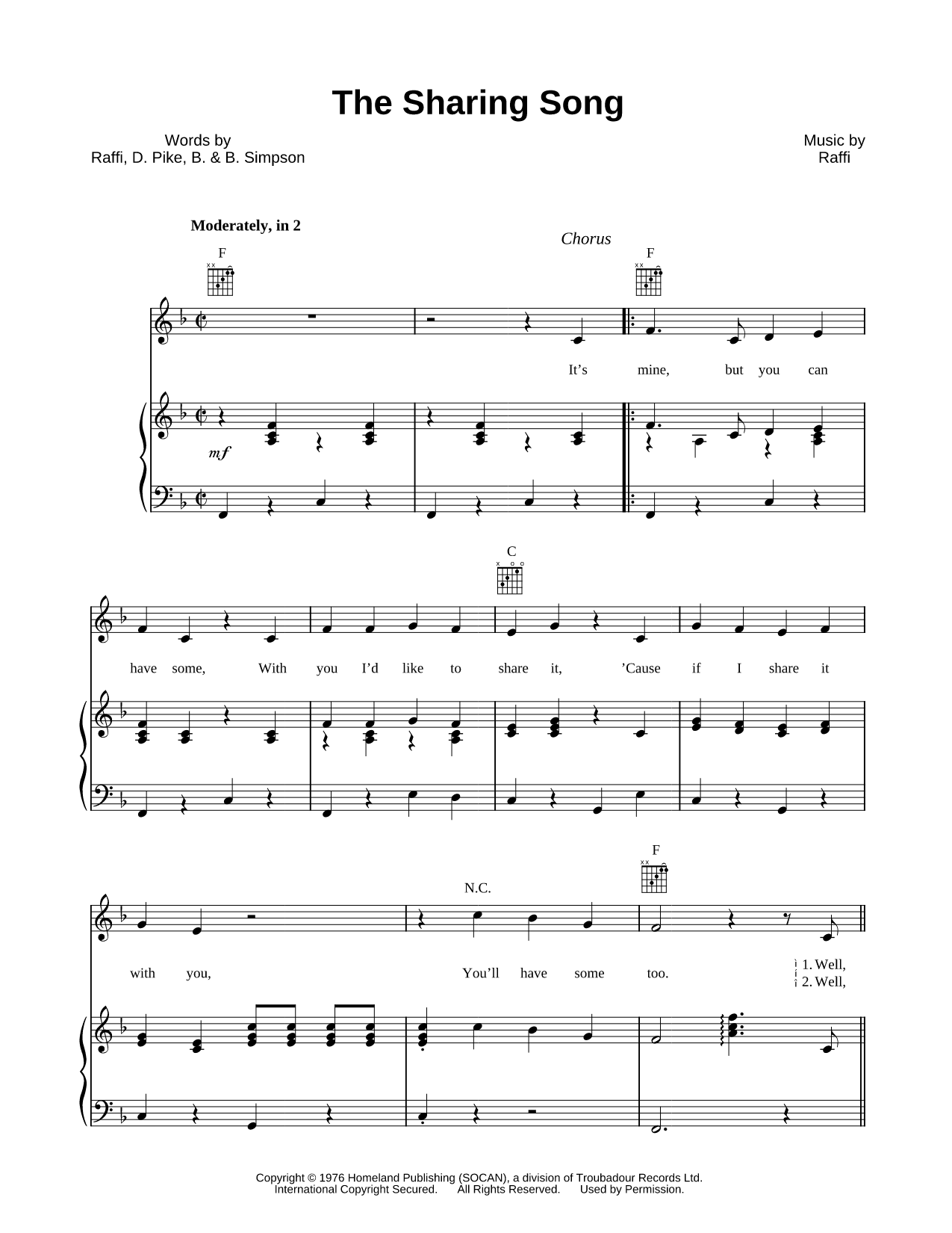 The Sharing Song