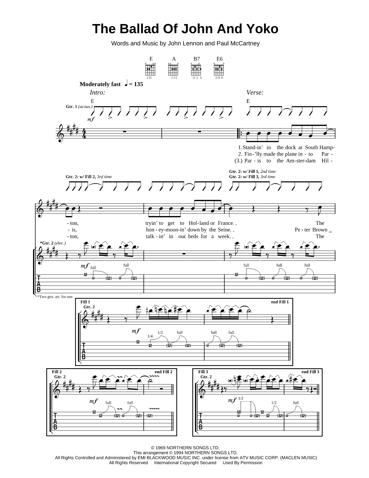 The Ballad of John and Yoko
