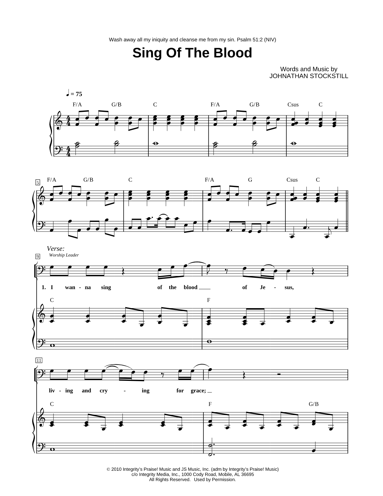 Sing of the Blood
