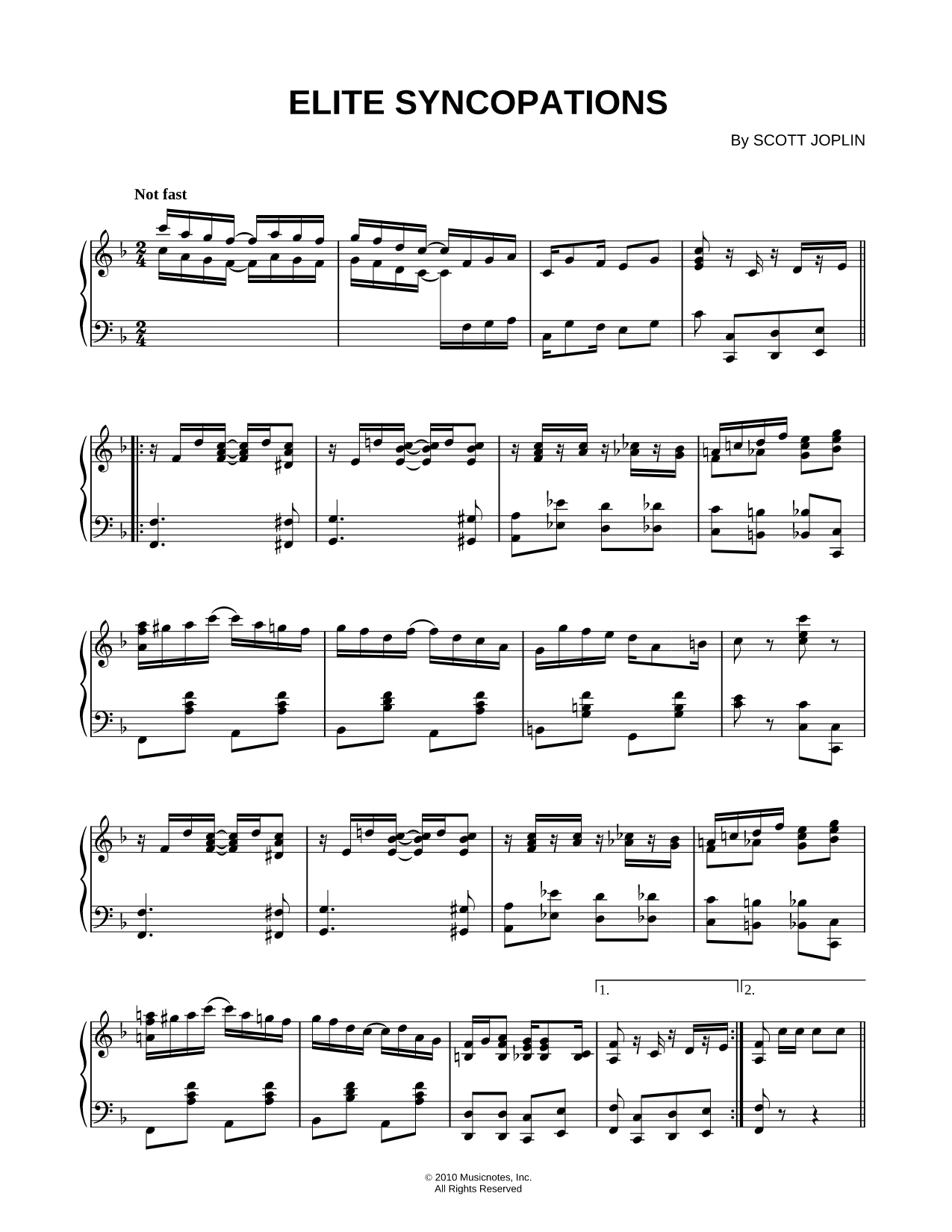 Elite Syncopations