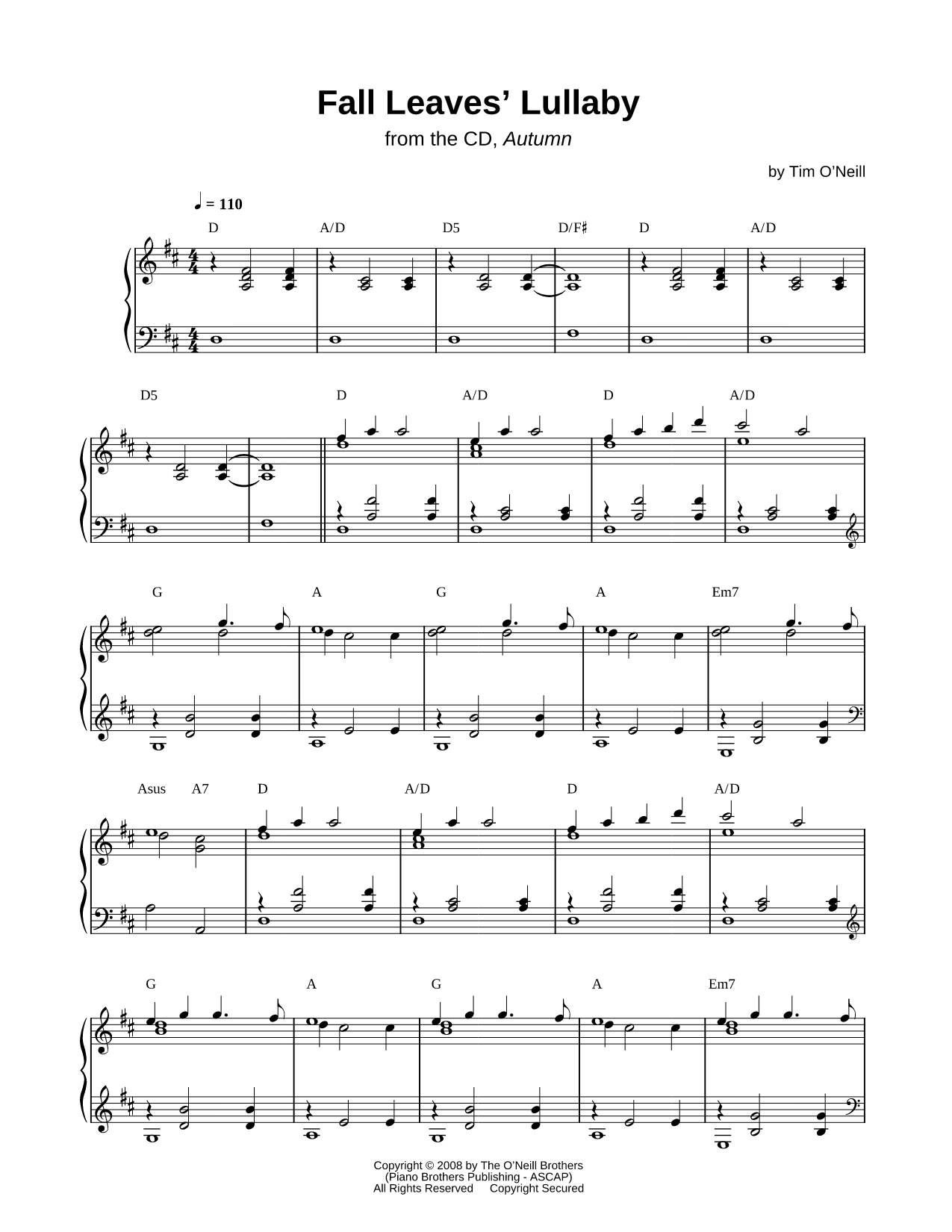 Fall Leaves' Lullaby