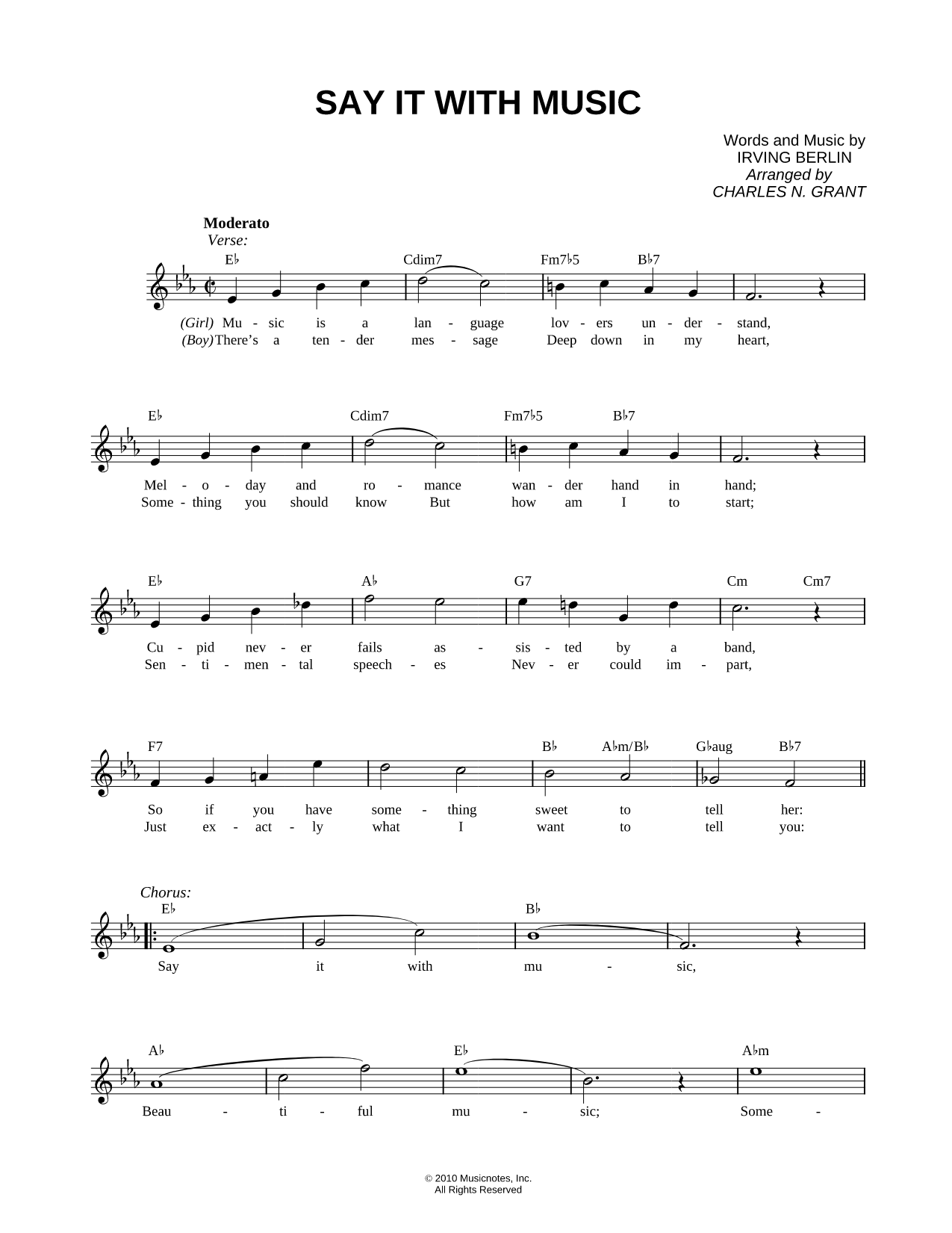 Say It With Music