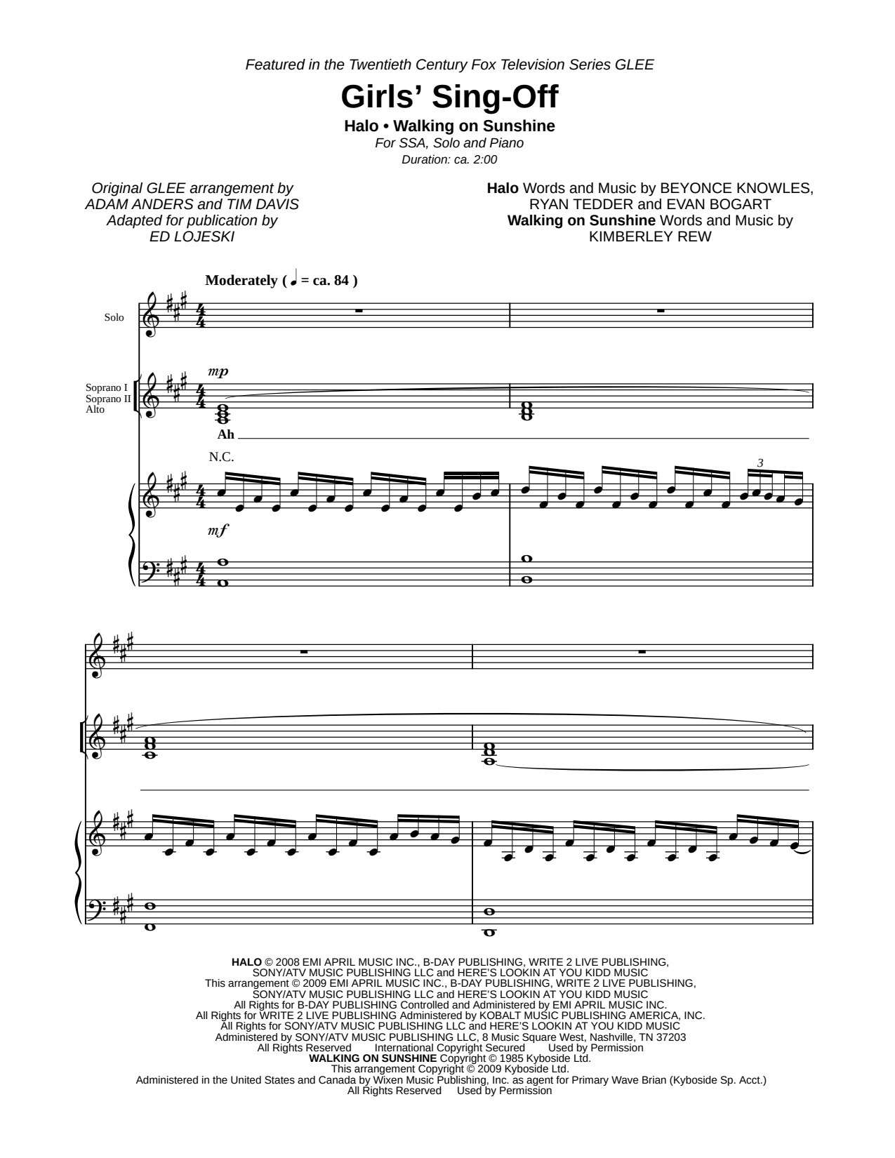 Girls' Sing-Off
