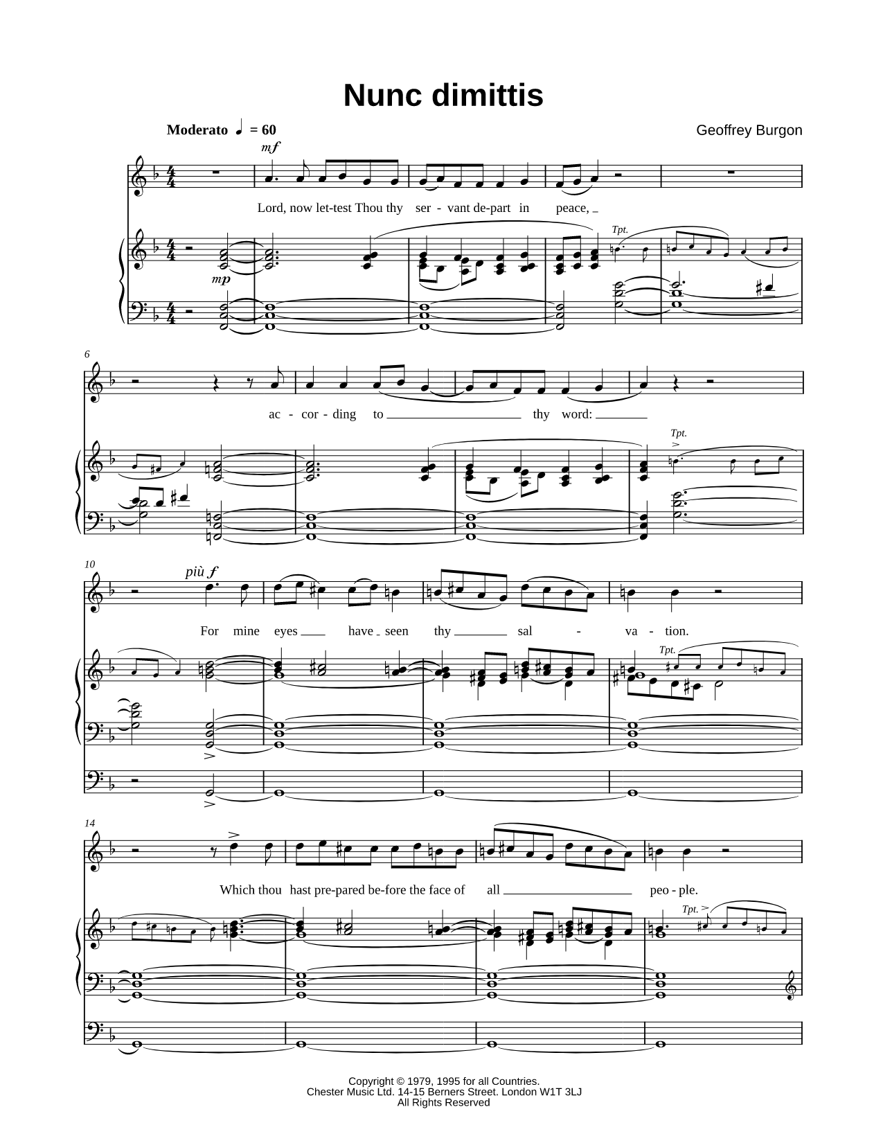 Nunc Dimittis