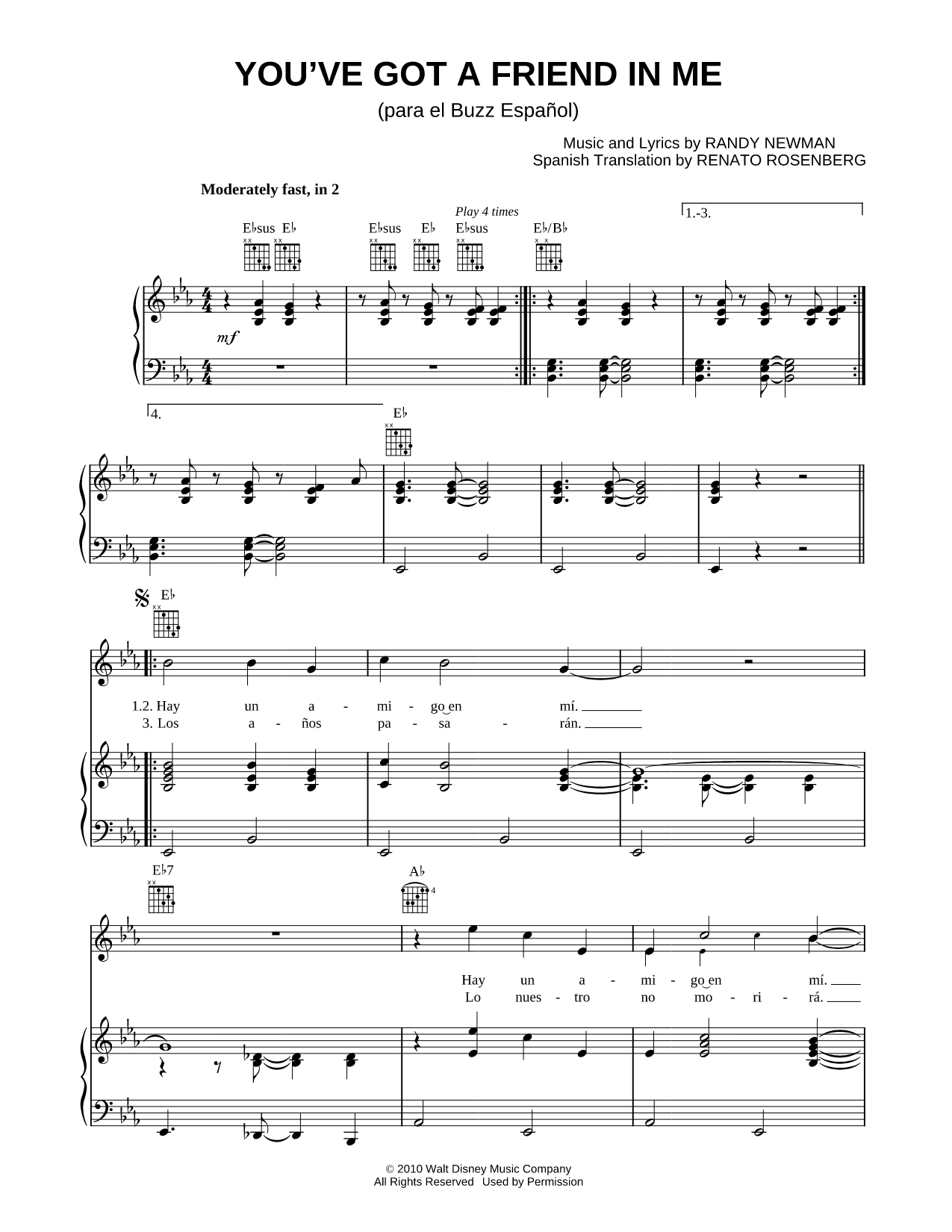 You've Got a Friend in Me (para el Buzz Español)