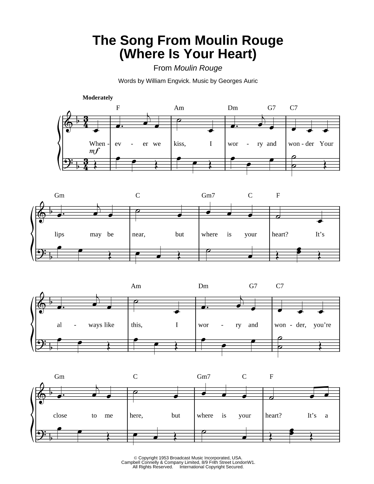 The Song from Moulin Rouge