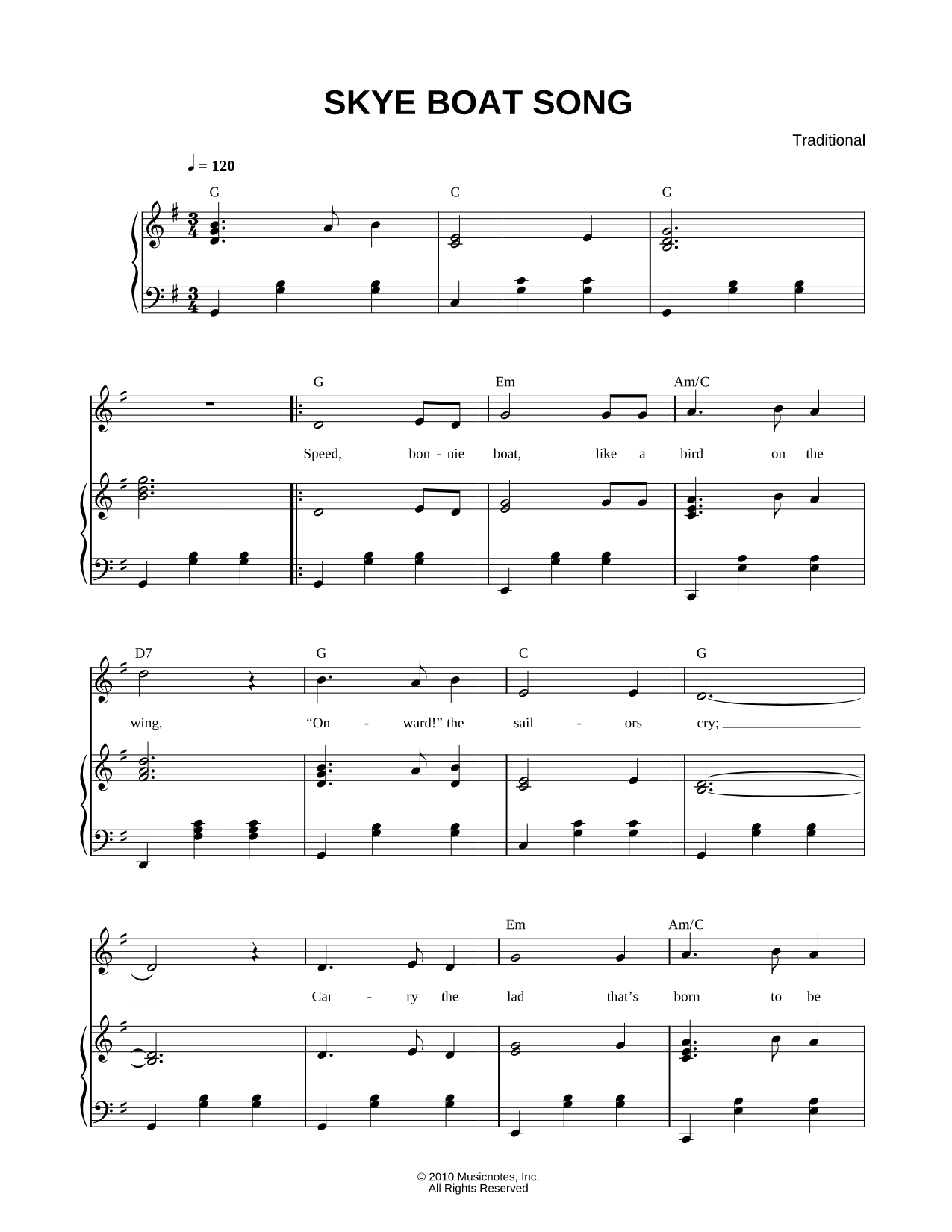 Skye Boat Song