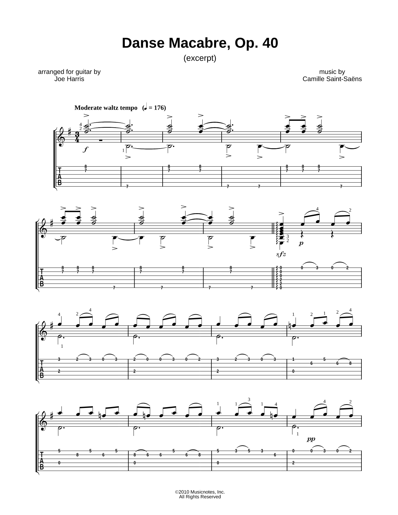 Danse Macabre (excerpt)