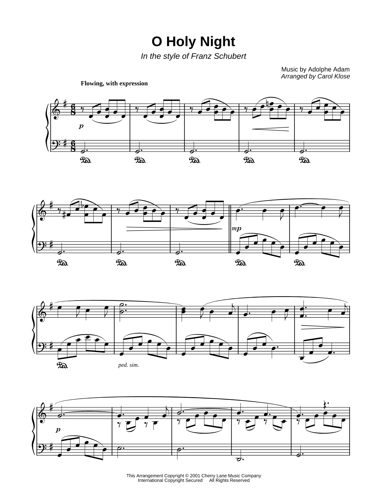 O Holy Night - In the style of Franz Schubert