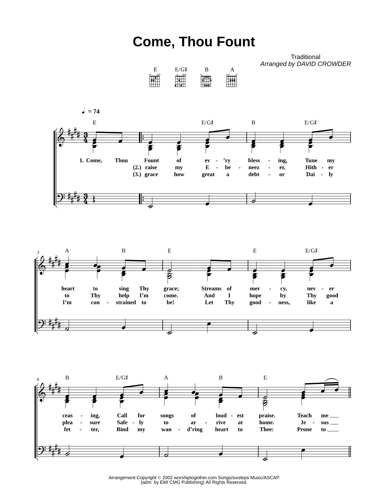 Come, Thou Fount