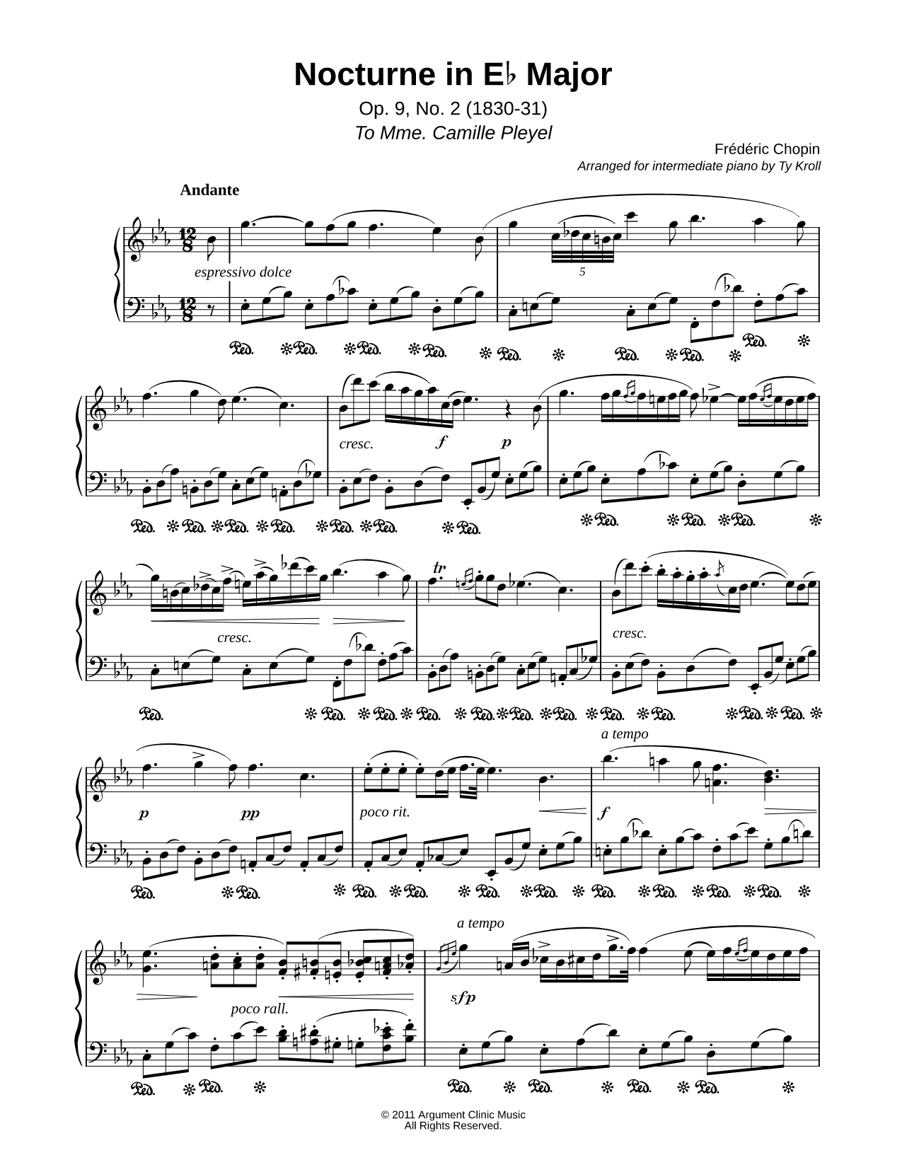 Nocturne in Eb Major, Opus 9, No. 2