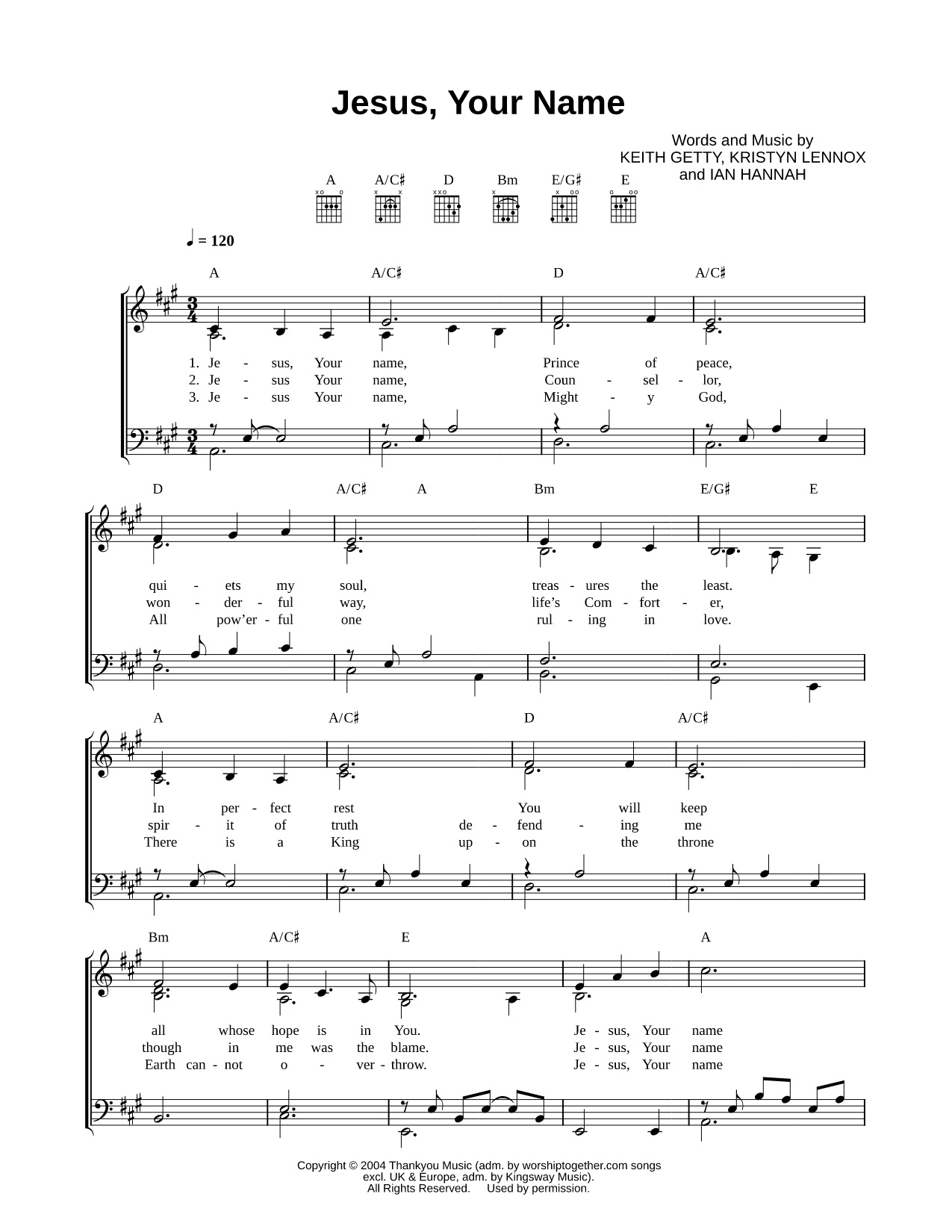 Jesus, Your Name