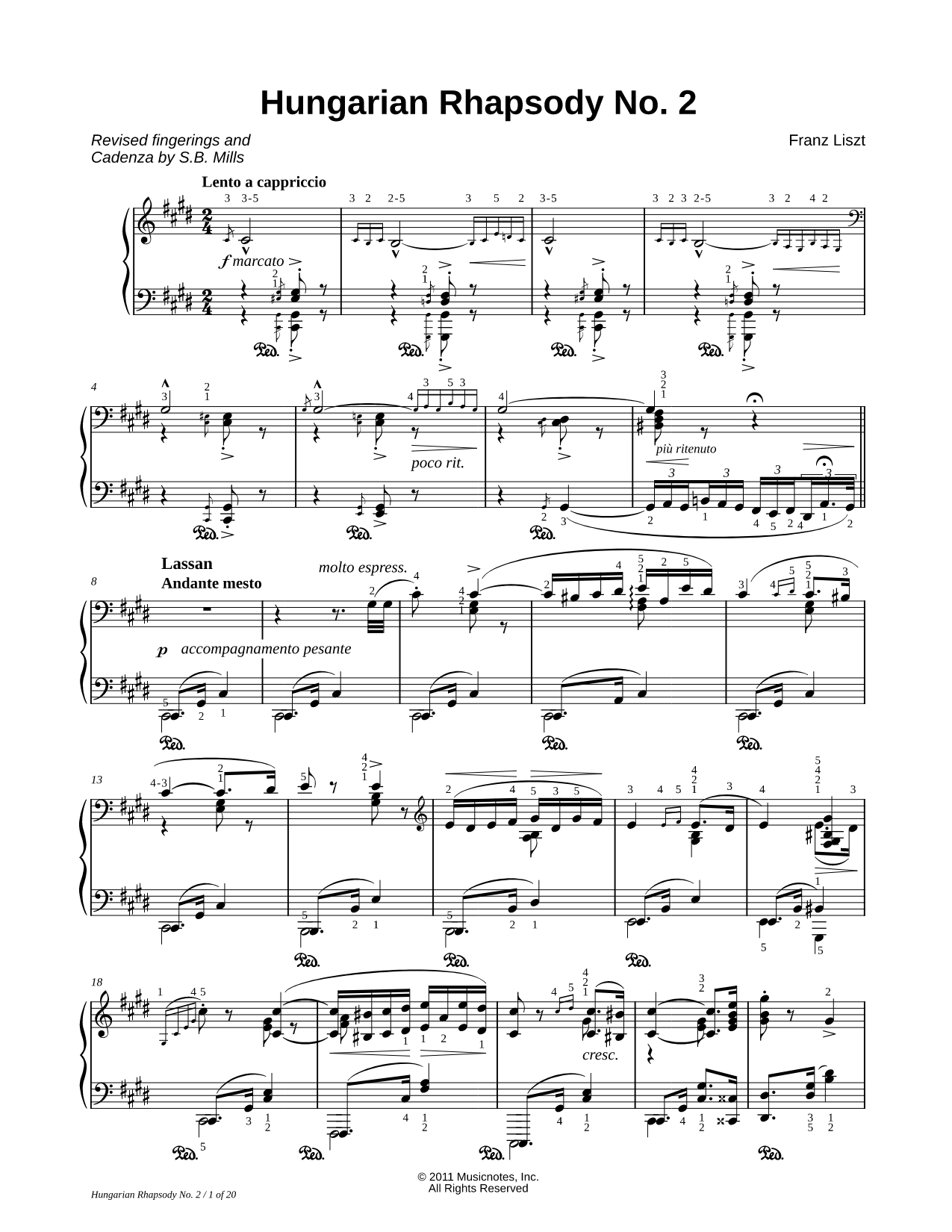 Hungarian Rhapsody No. 2