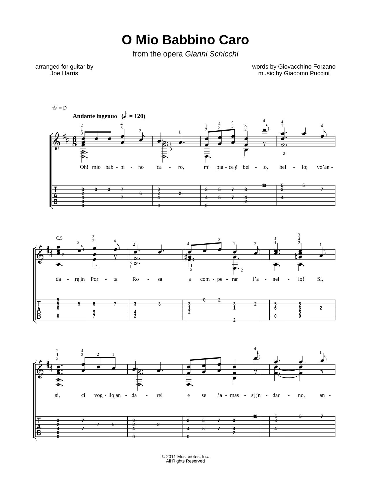 Gianni Schicchi: "O mio babbino caro"