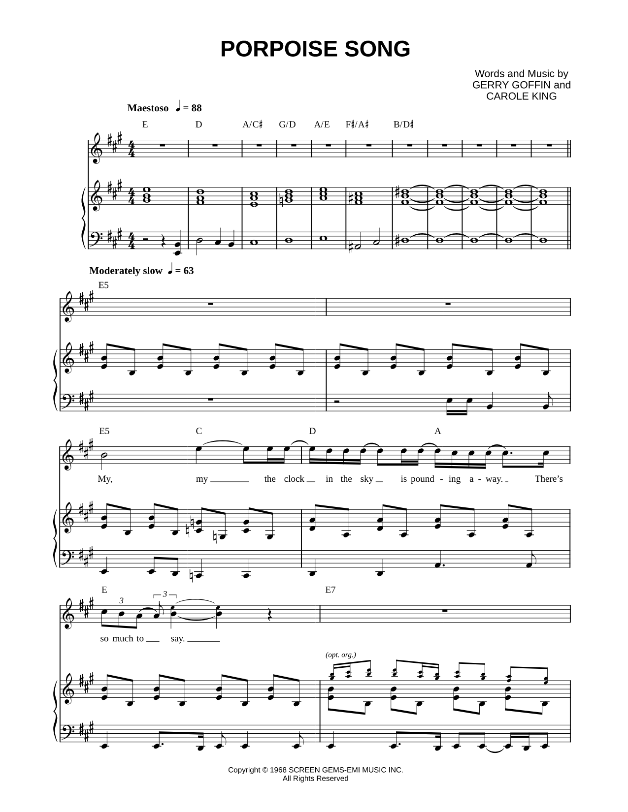 Porpoise Song