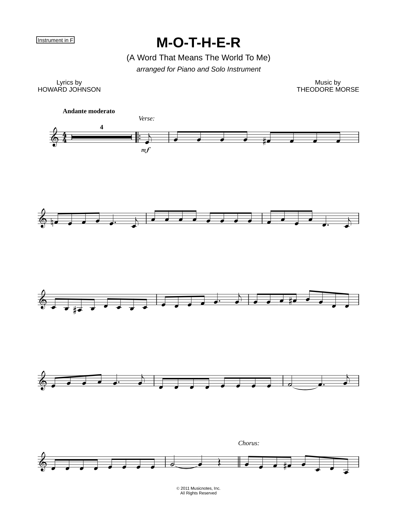 M-O-T-H-E-R - F Instrument