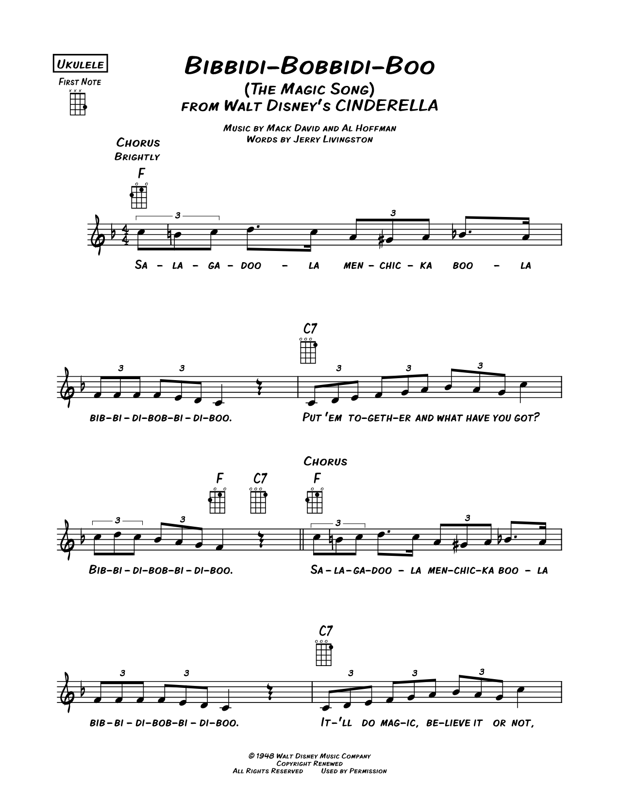 Bibbidi-Bobbidi-Boo (The Magic Song)