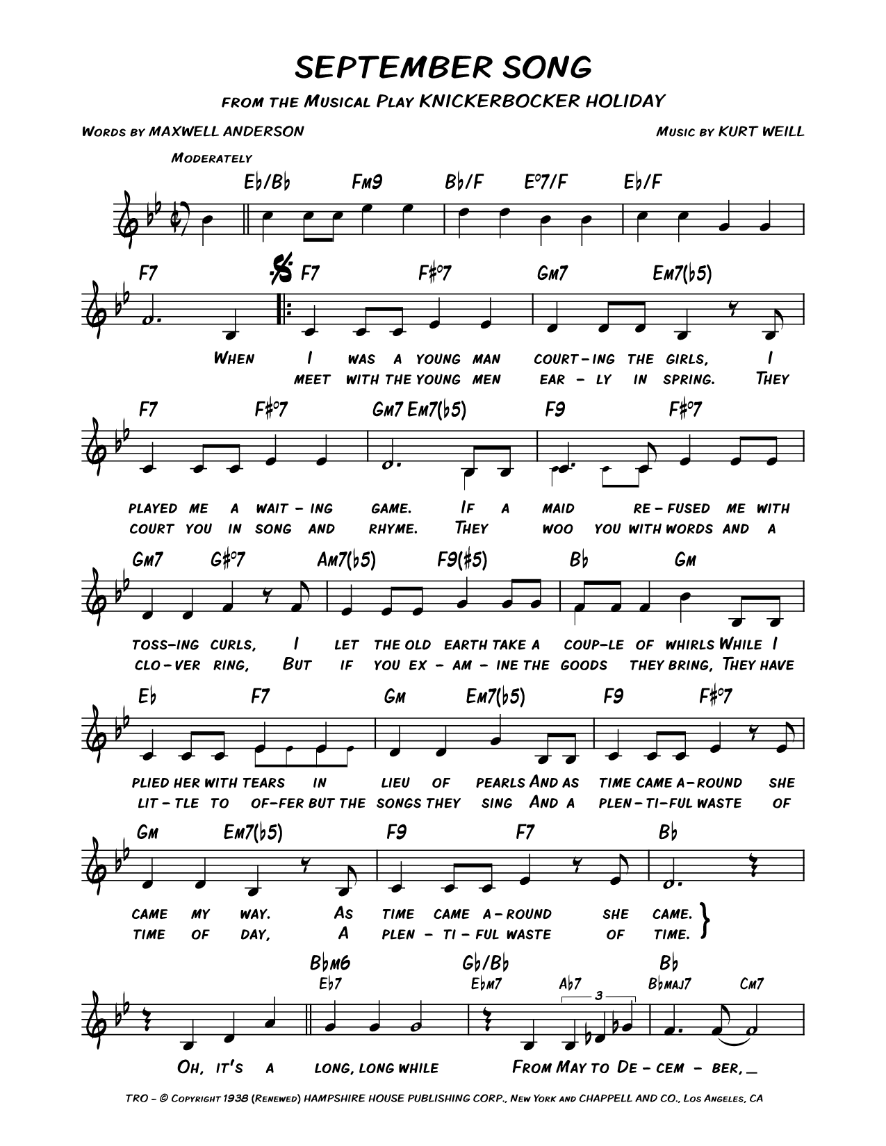 September Song