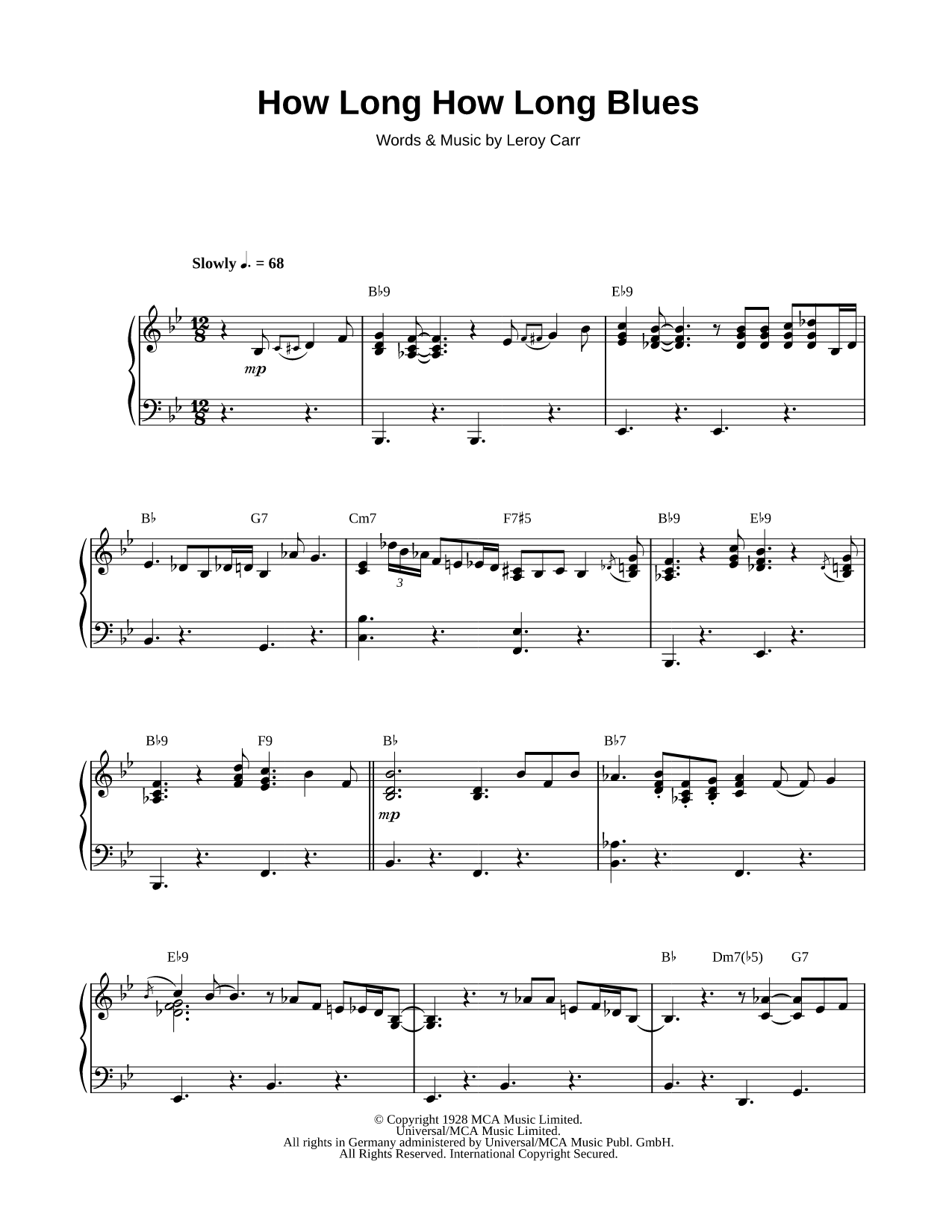 How Long, How Long Blues