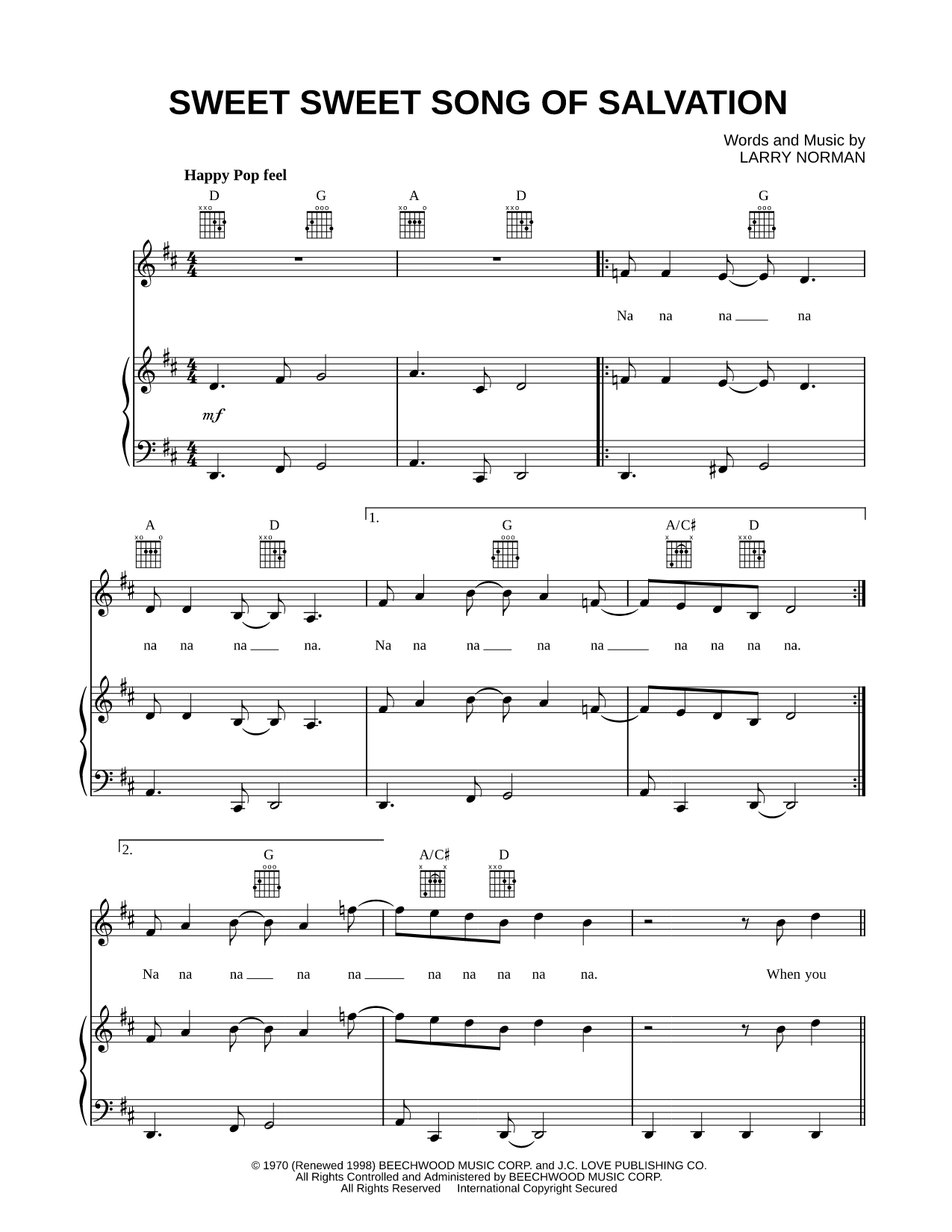 Sweet Sweet Song of Salvation