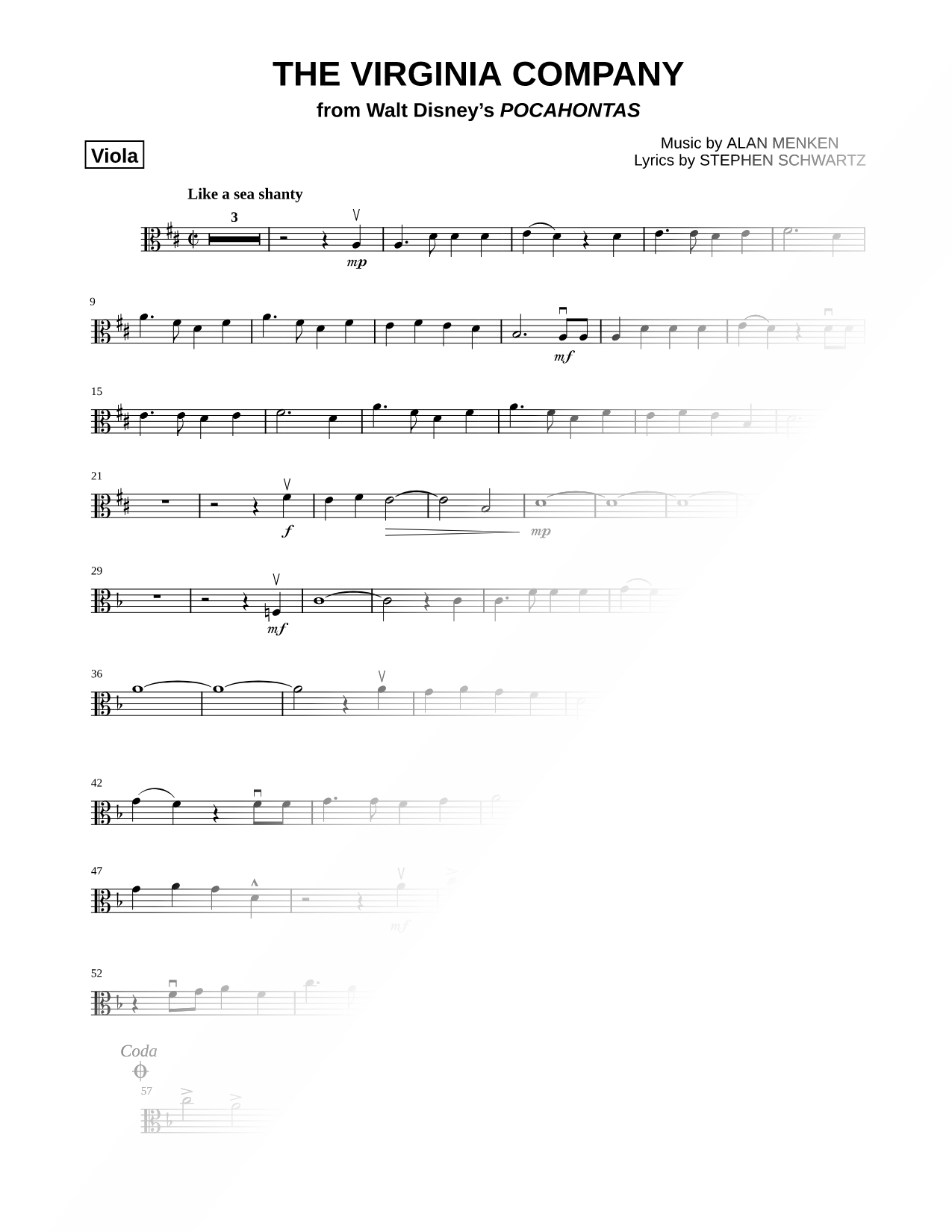 The Virginia Company - Viola