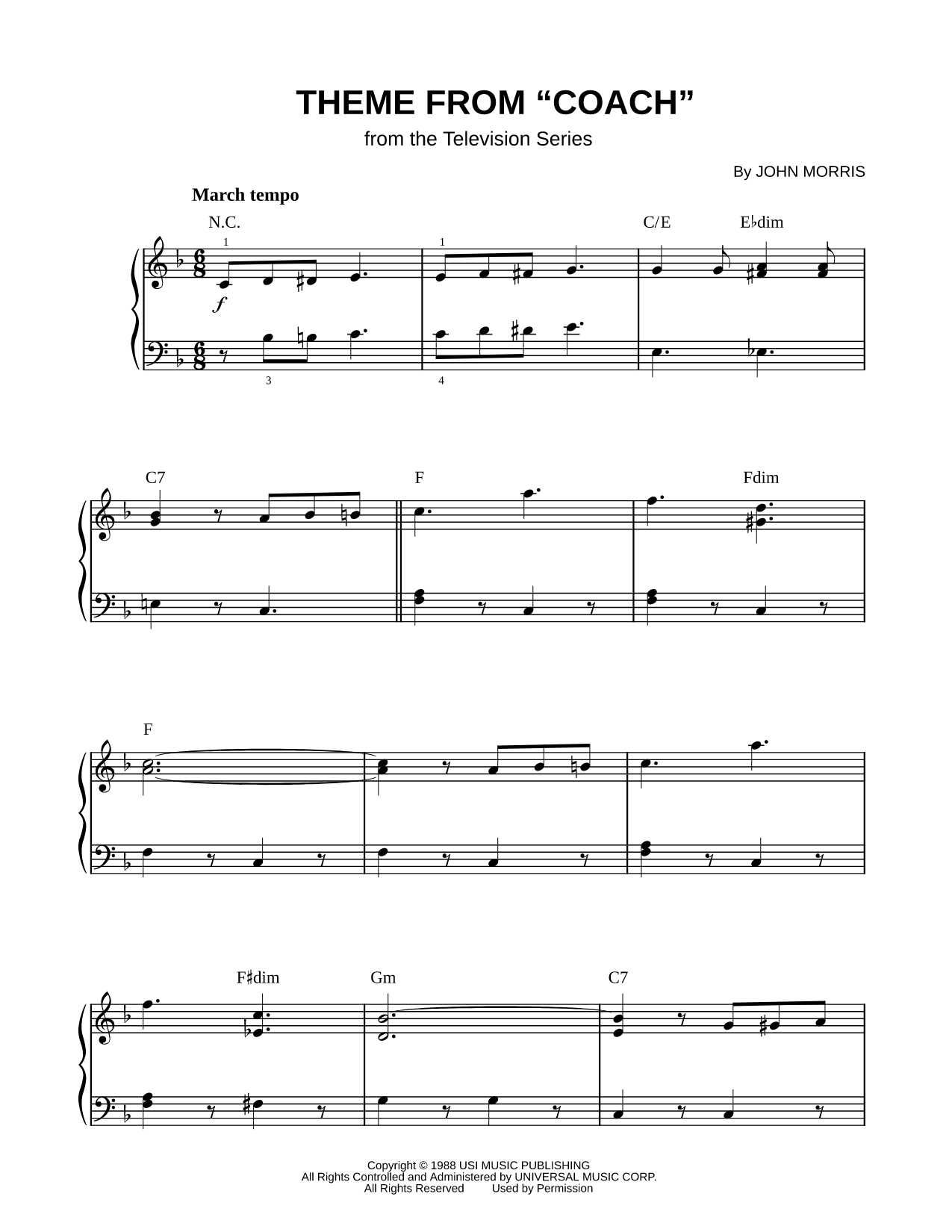 Theme from Coach