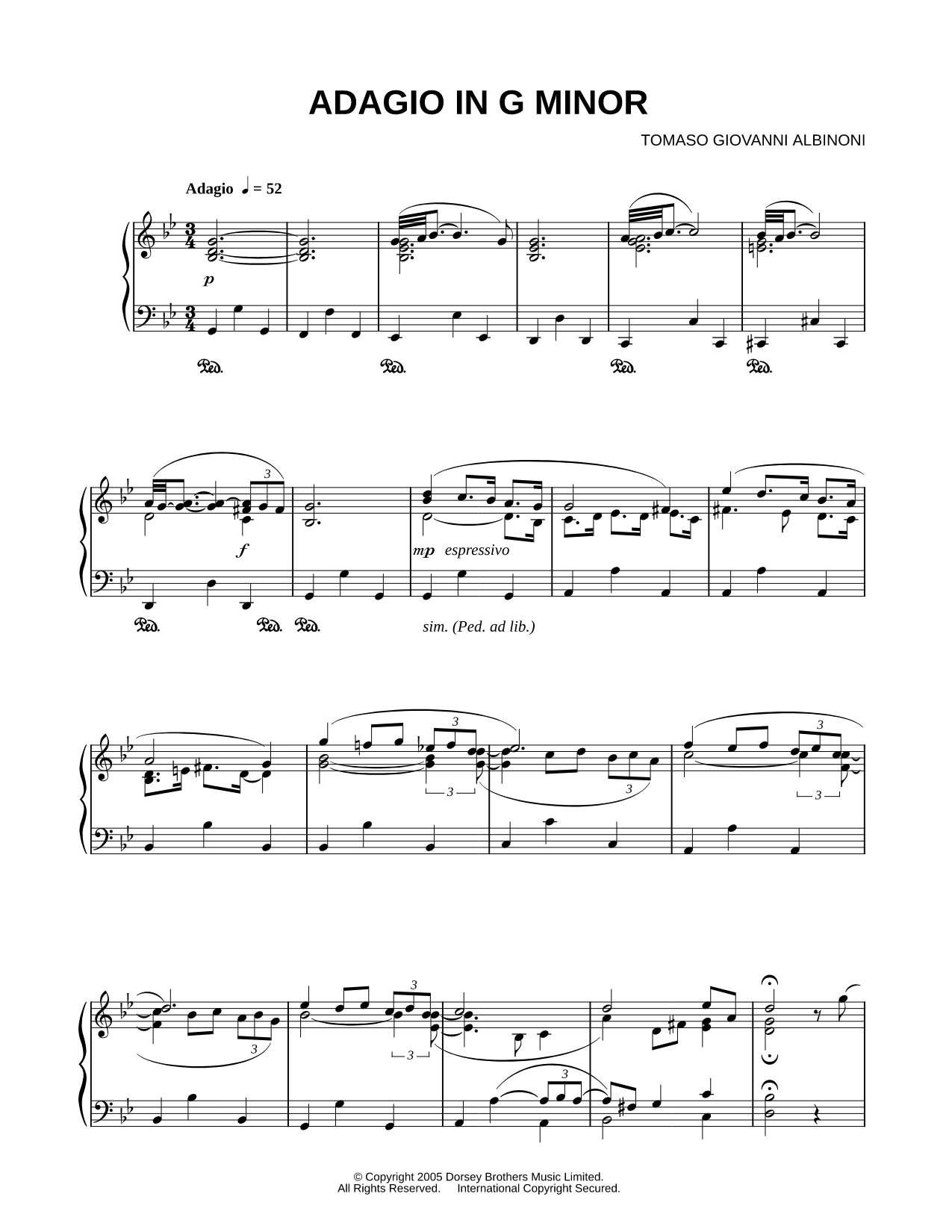 Adagio in G Minor