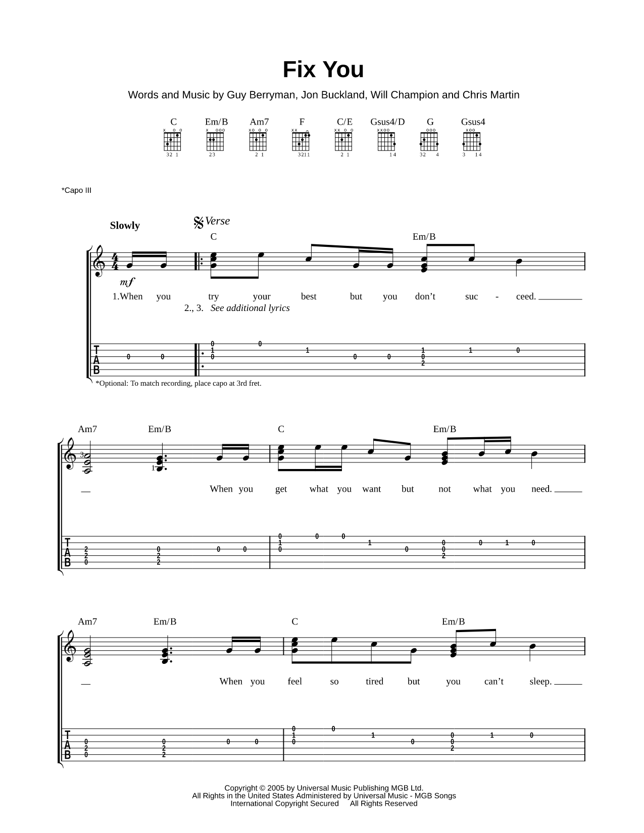 Fix You
