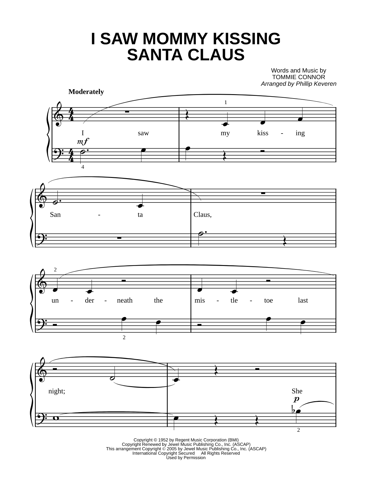 I Saw Mommy Kissing Santa Claus