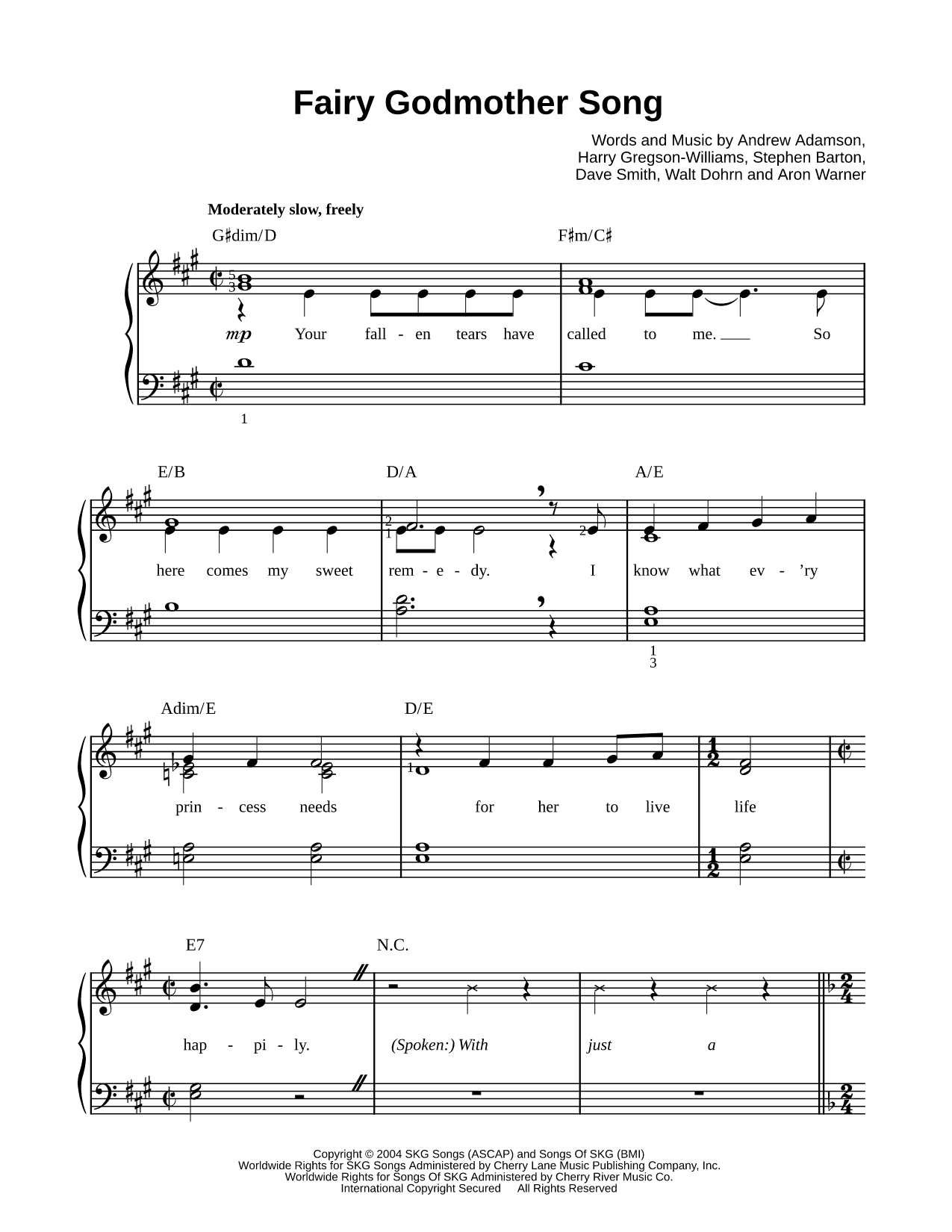 Fairy Godmother Song