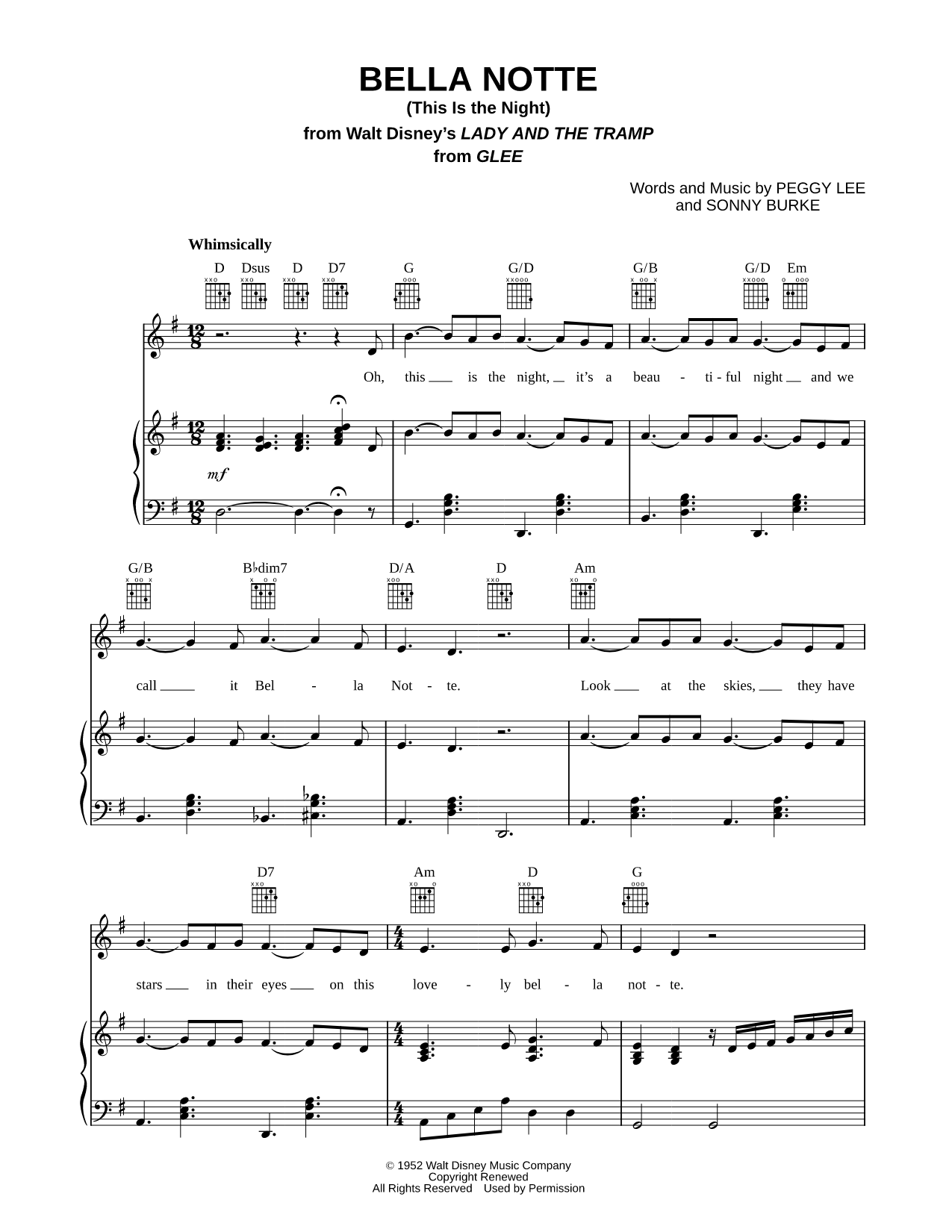 Bella Notte (This Is the Night)