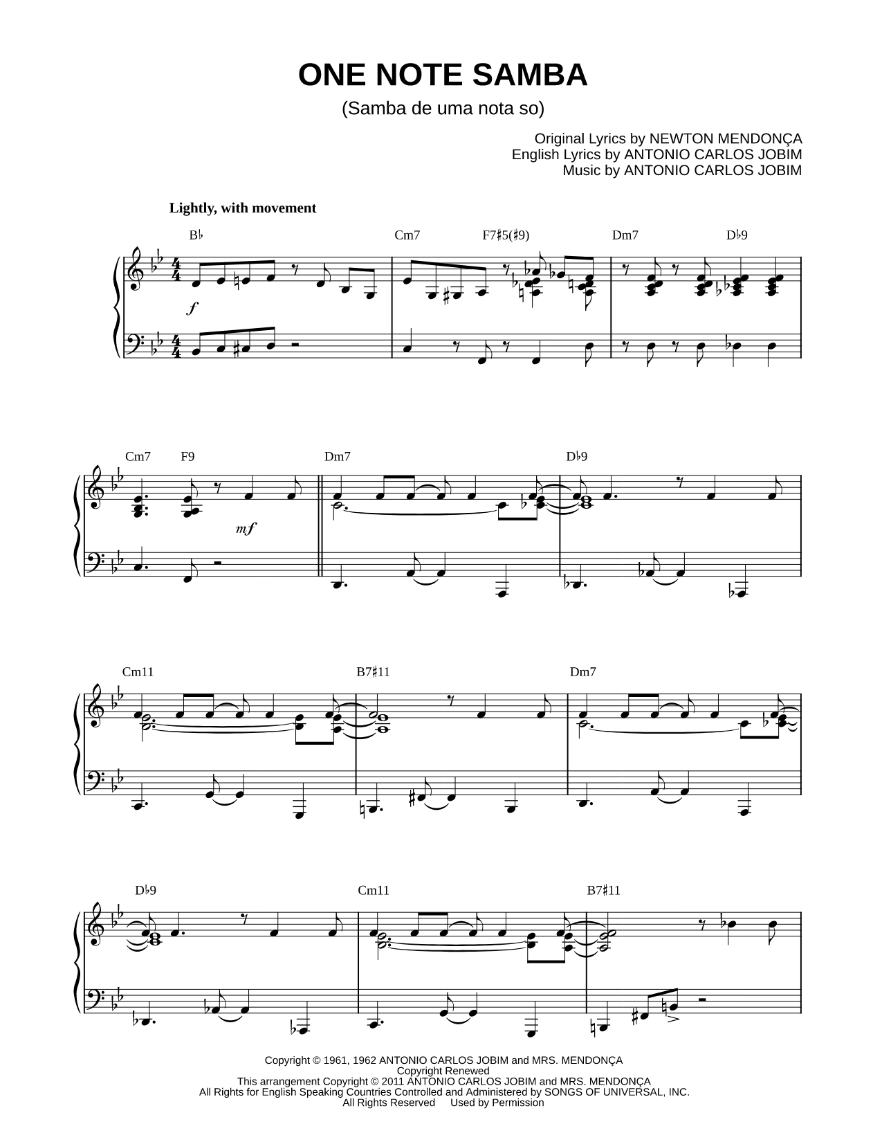 One Note Samba