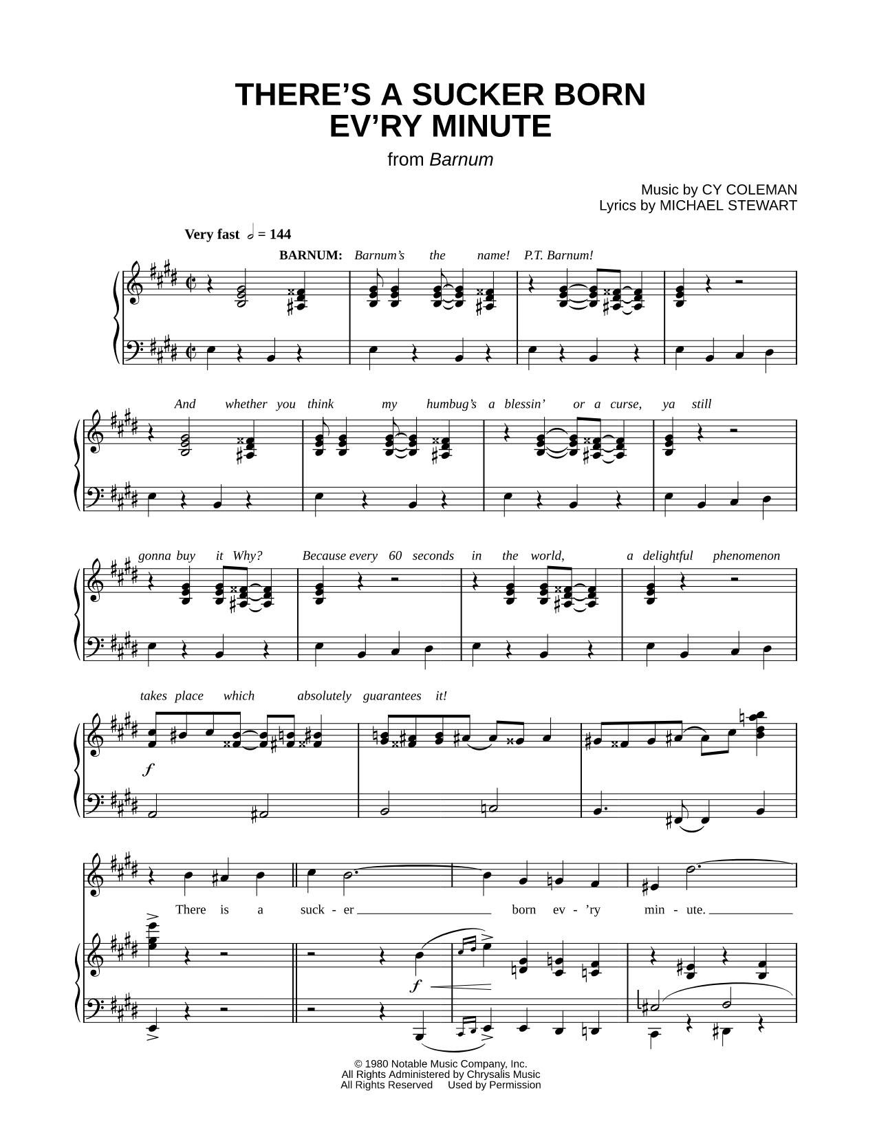 There's a Sucker Born Ev'ry Minute