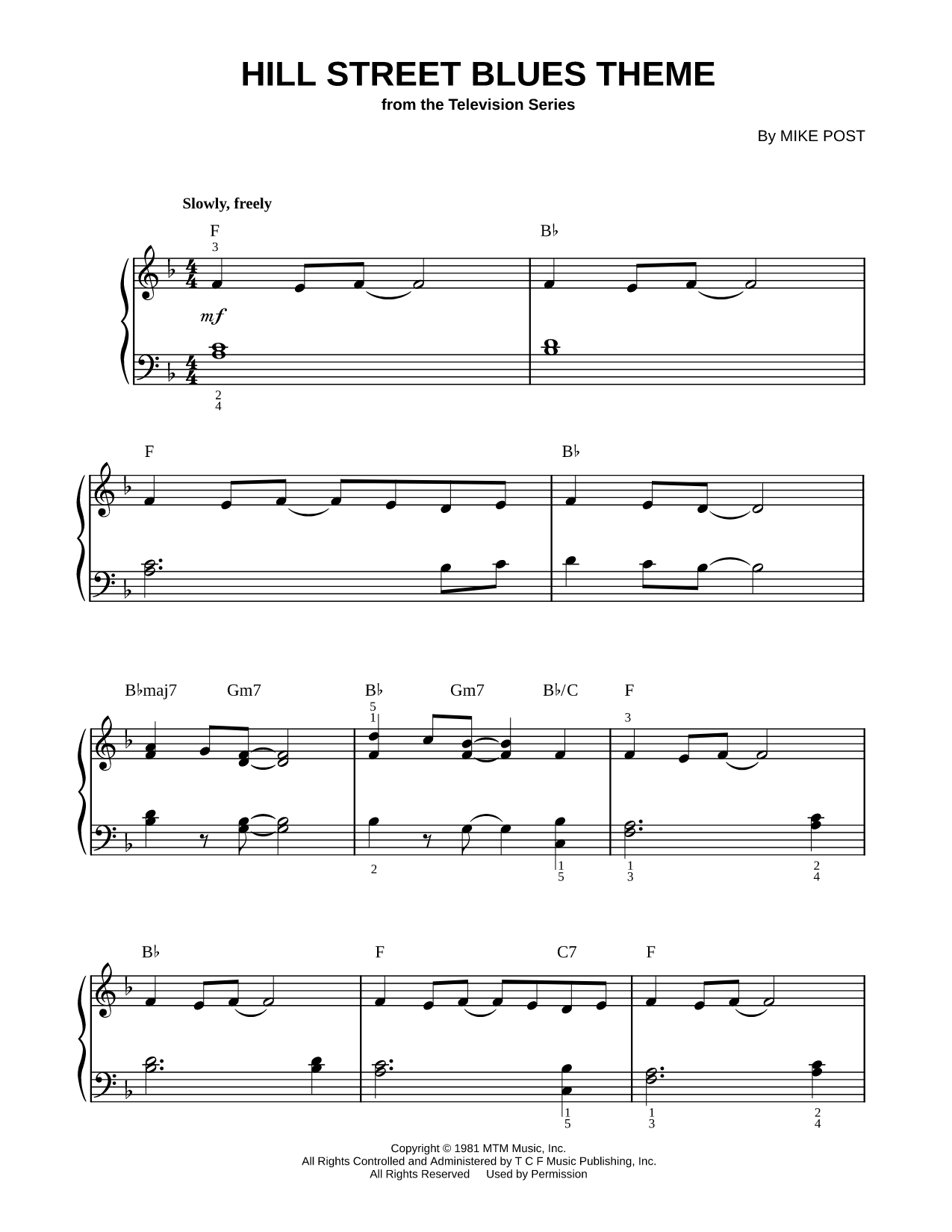Hill Street Blues Theme