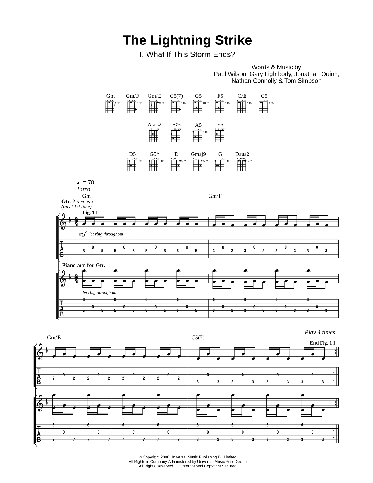 The Lightning Strike, Parts I, II & III