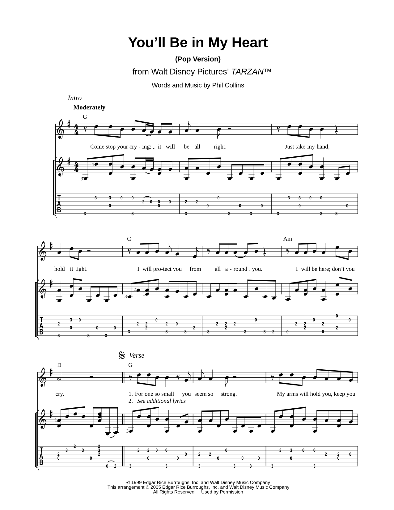 You'll Be in My Heart (Pop Version)