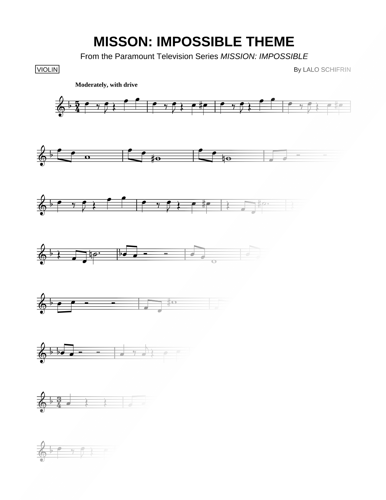 Mission: Impossible Theme