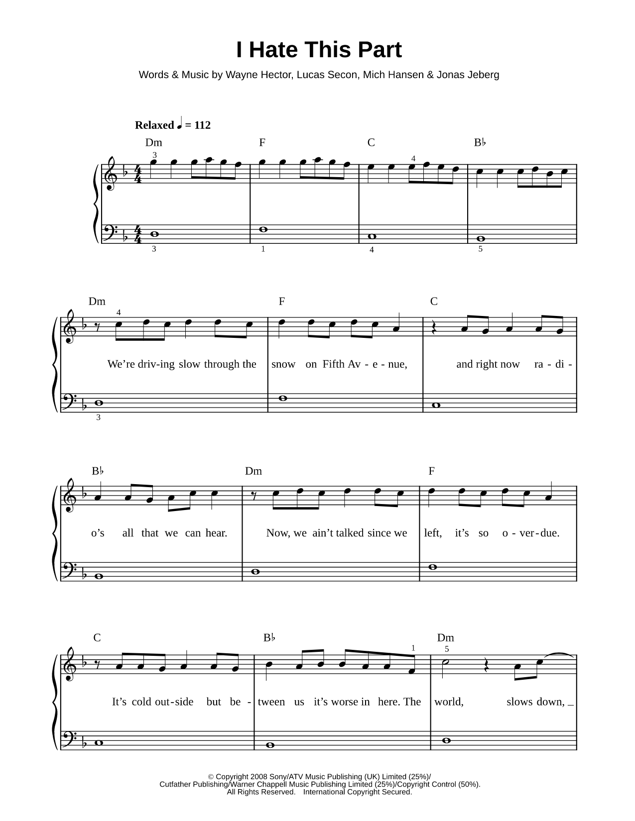 I Hate This Part