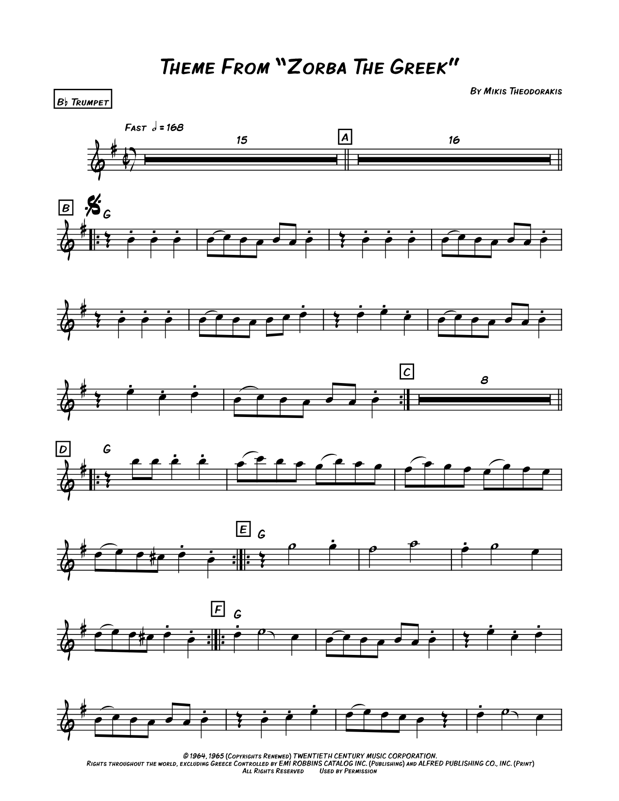 Theme from Zorba The Greek