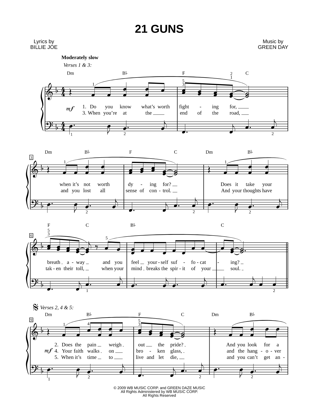 21 Guns