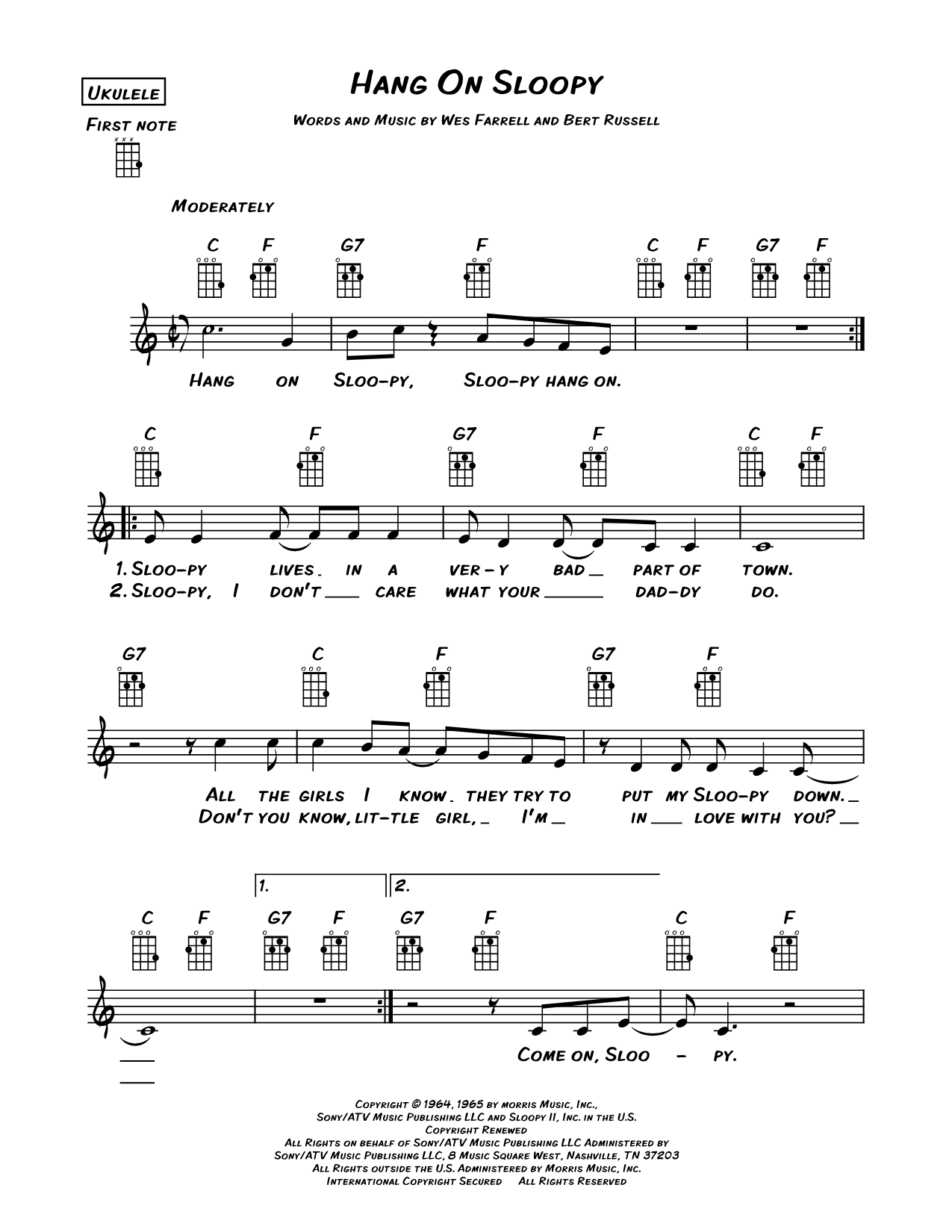Hang on Sloopy