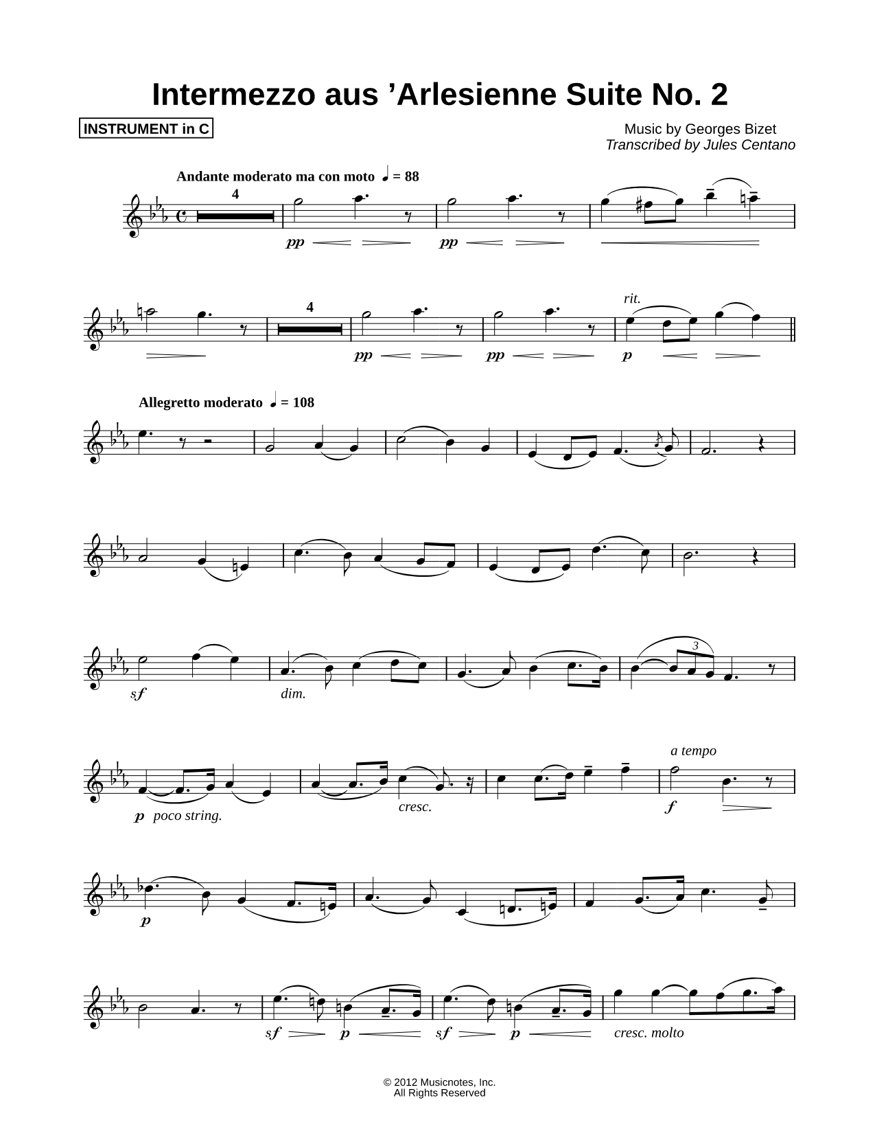 Intermezzo - C Instrument