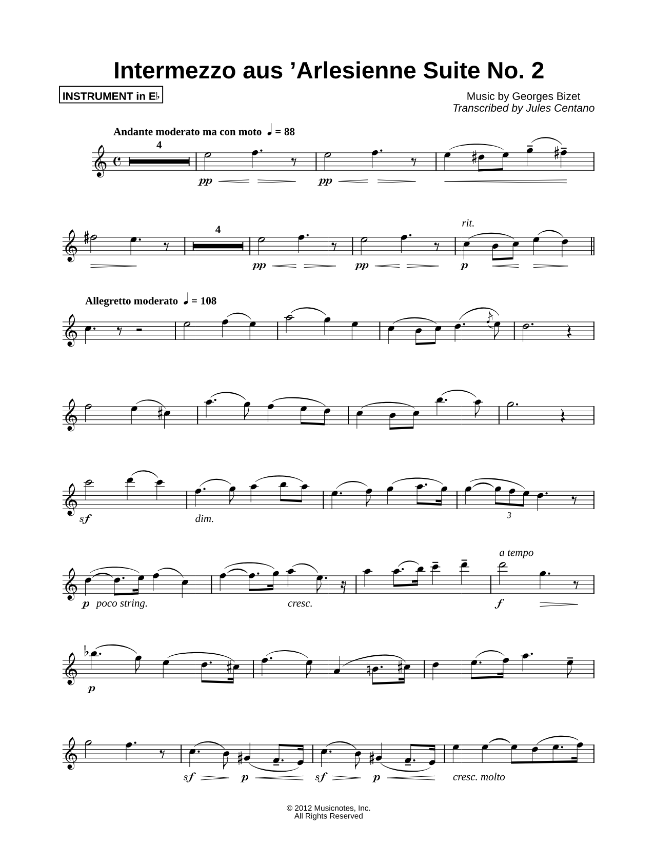 Intermezzo - Eb Instrument