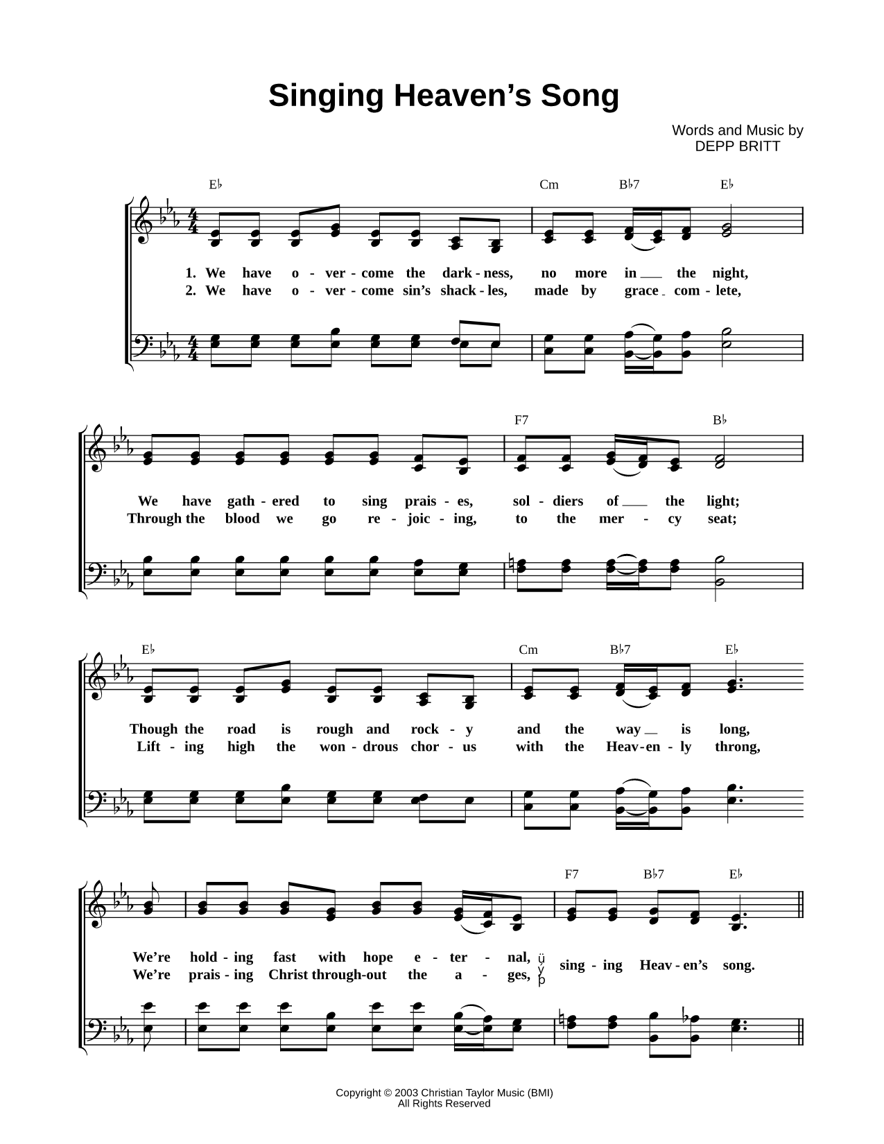 Singing Heaven's Song