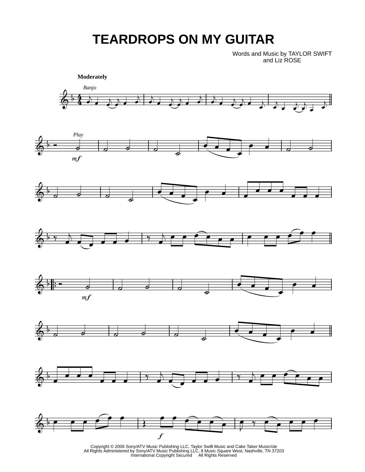 Teardrops on My Guitar
