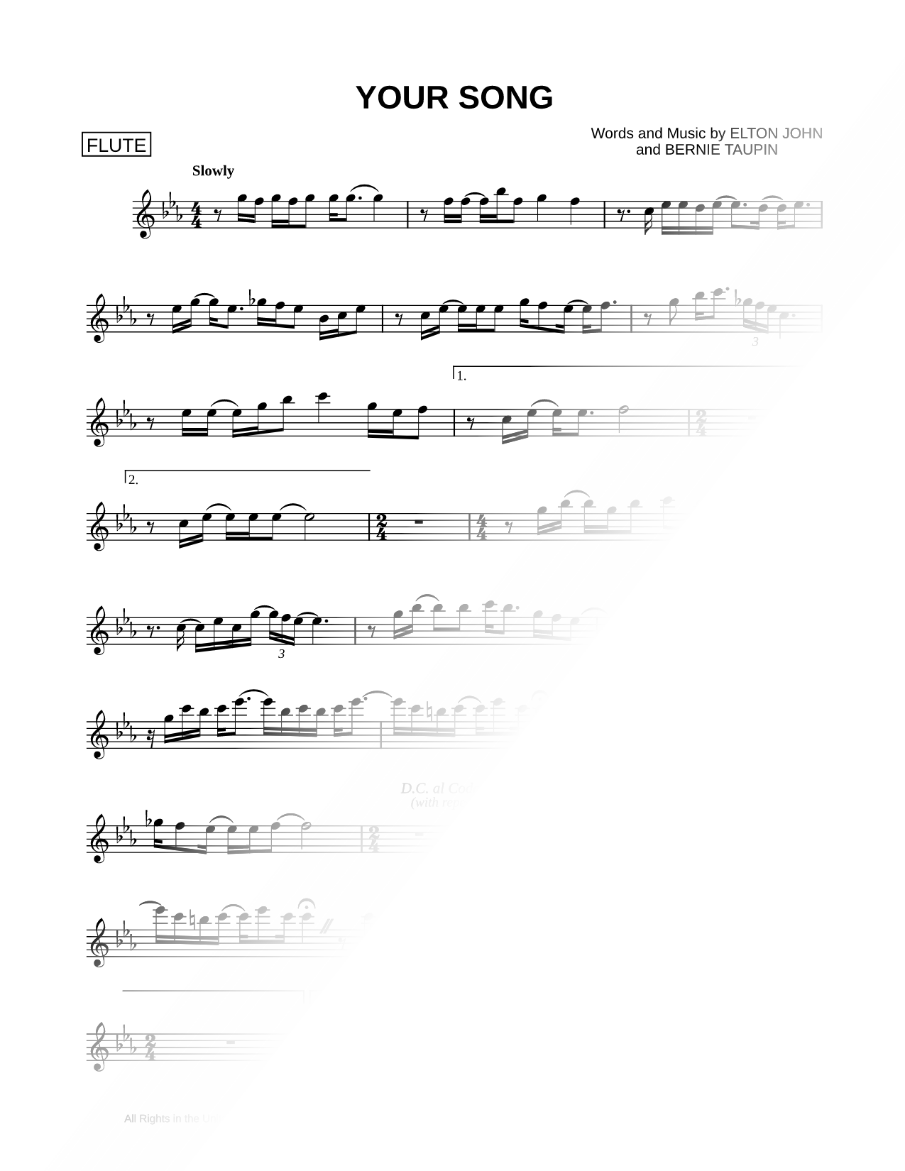 Your Song
