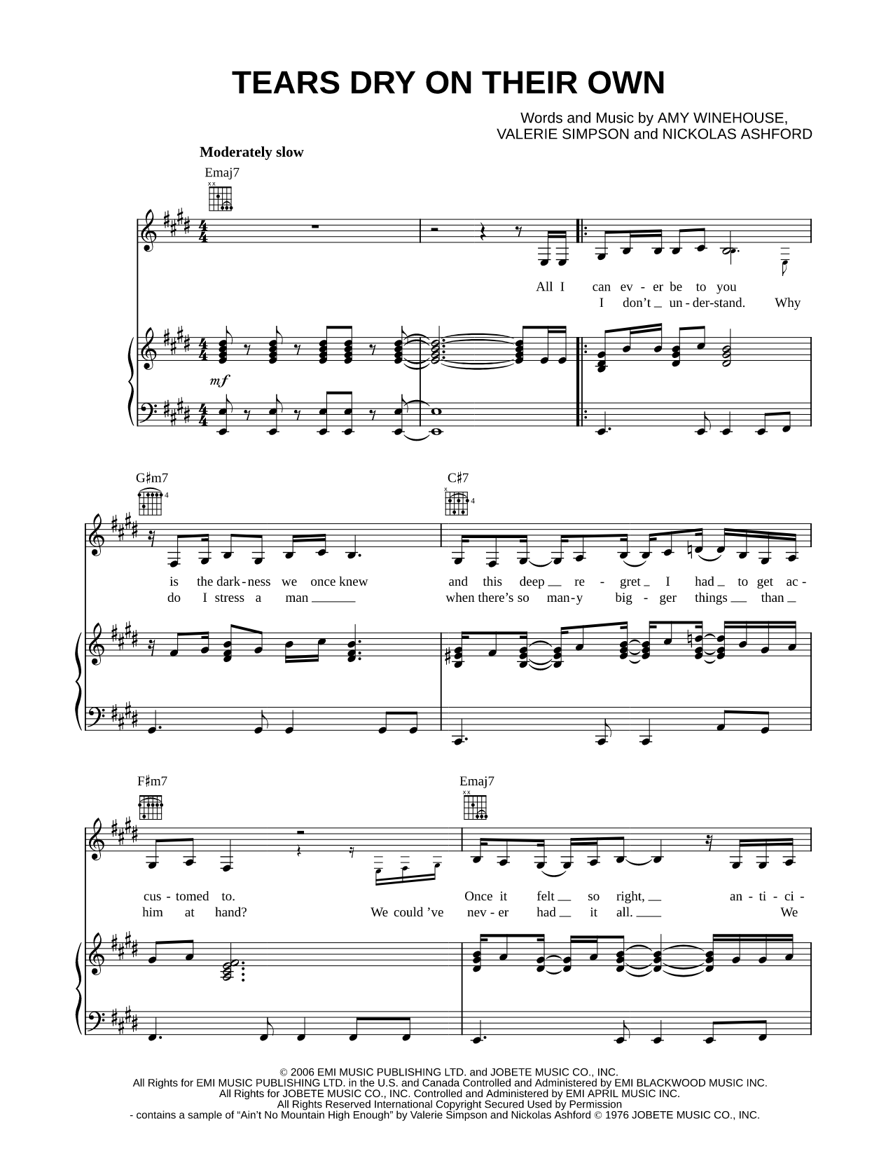 Tears Dry (Original Version)