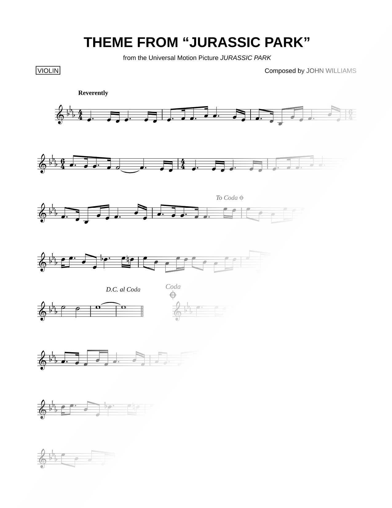 Theme from Jurassic Park